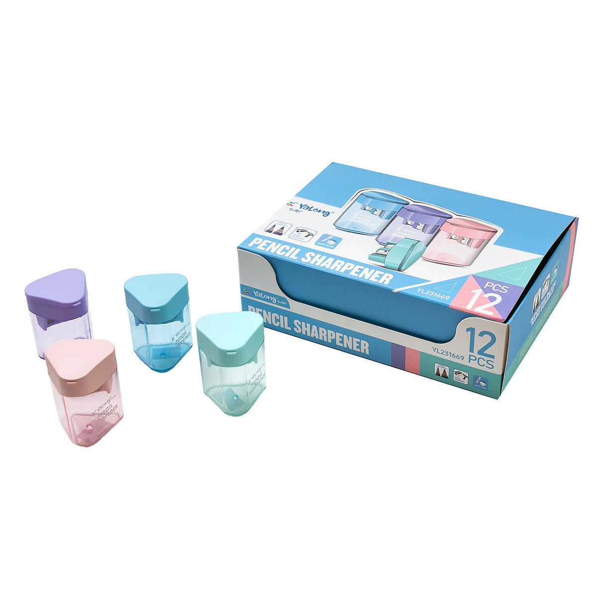 מחדד יאלונג 2 חורים צורת כוס דגם YL231669