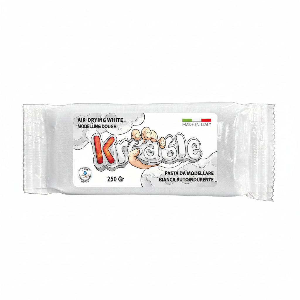 חימר פיסול KREA טוי קולור צבע לבן משקל 250 גרם דגם 614