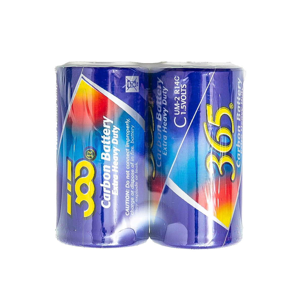 סוללות אבץ גודל C סט 2 יחידות (R14)