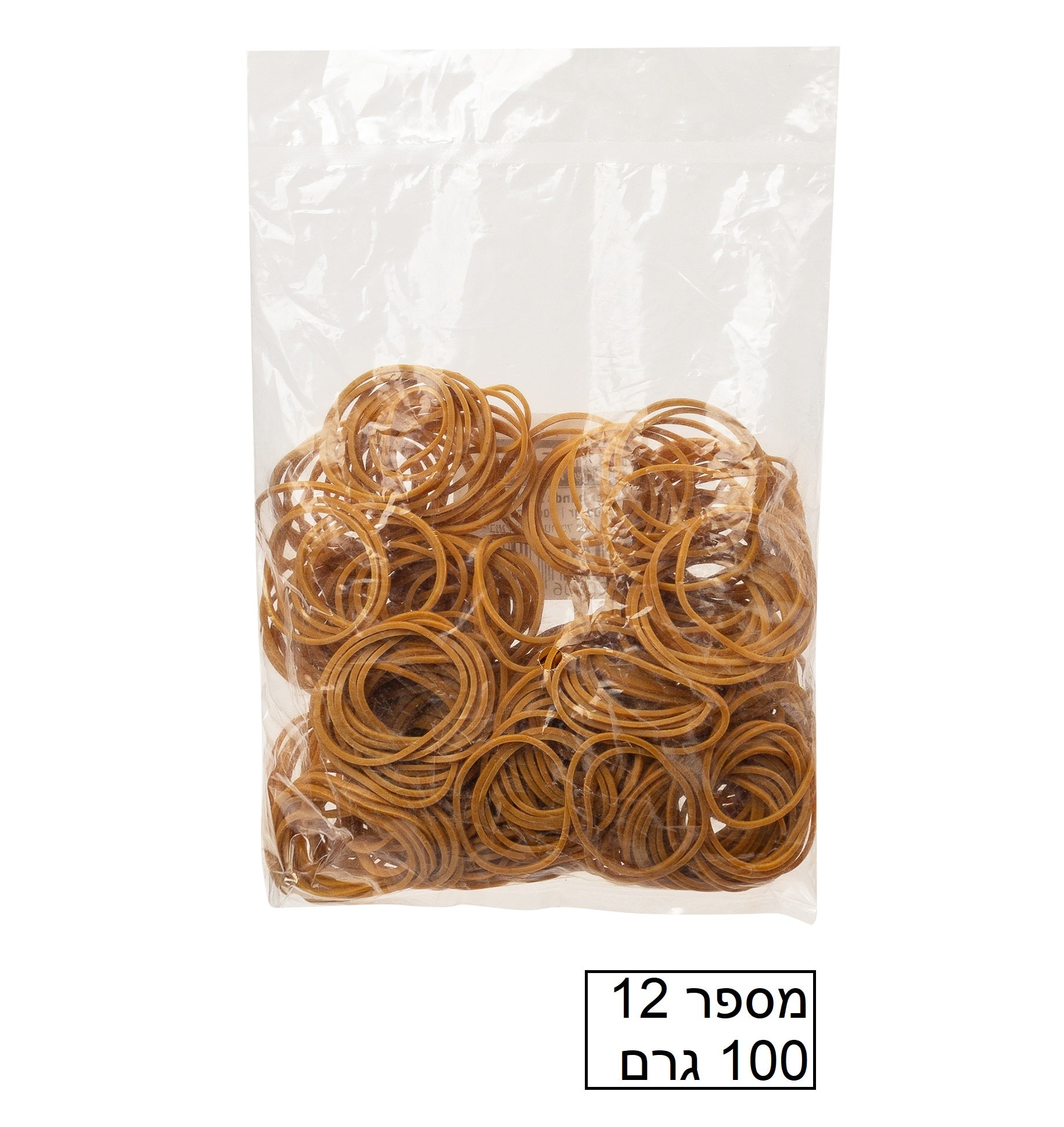 גומיות משרד דקות משקל 100 גרם