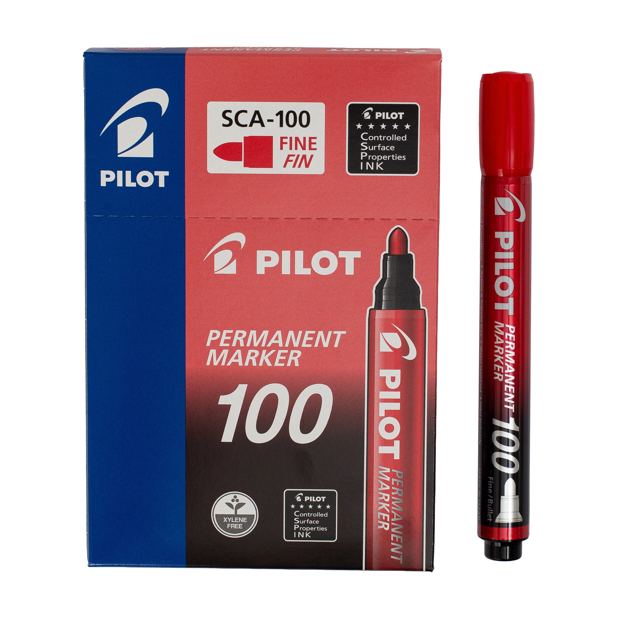 טוש פרמננט ראש עגול פיילוט דגם SCA-100