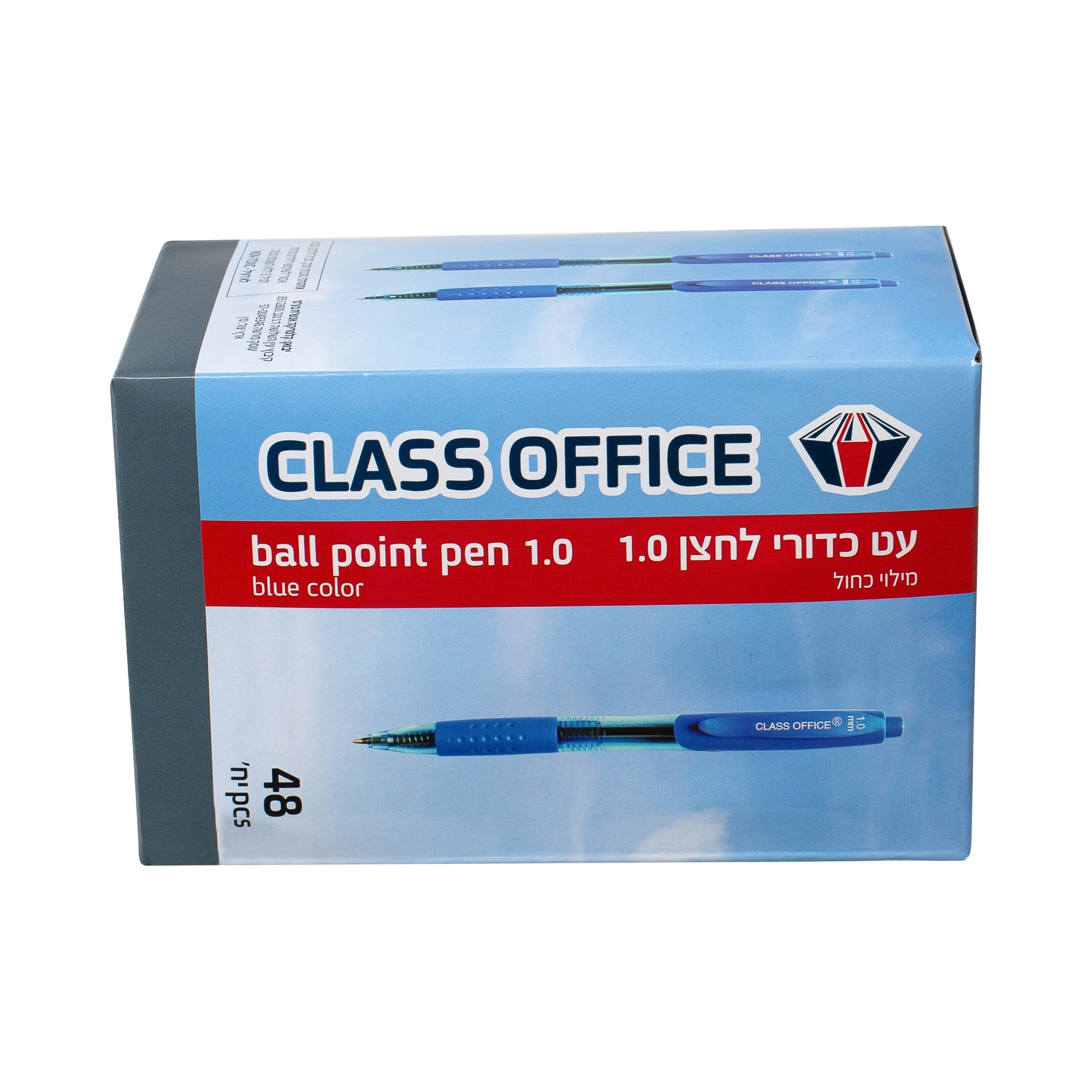 עט לחצן ראש כדורי 48 יחידות