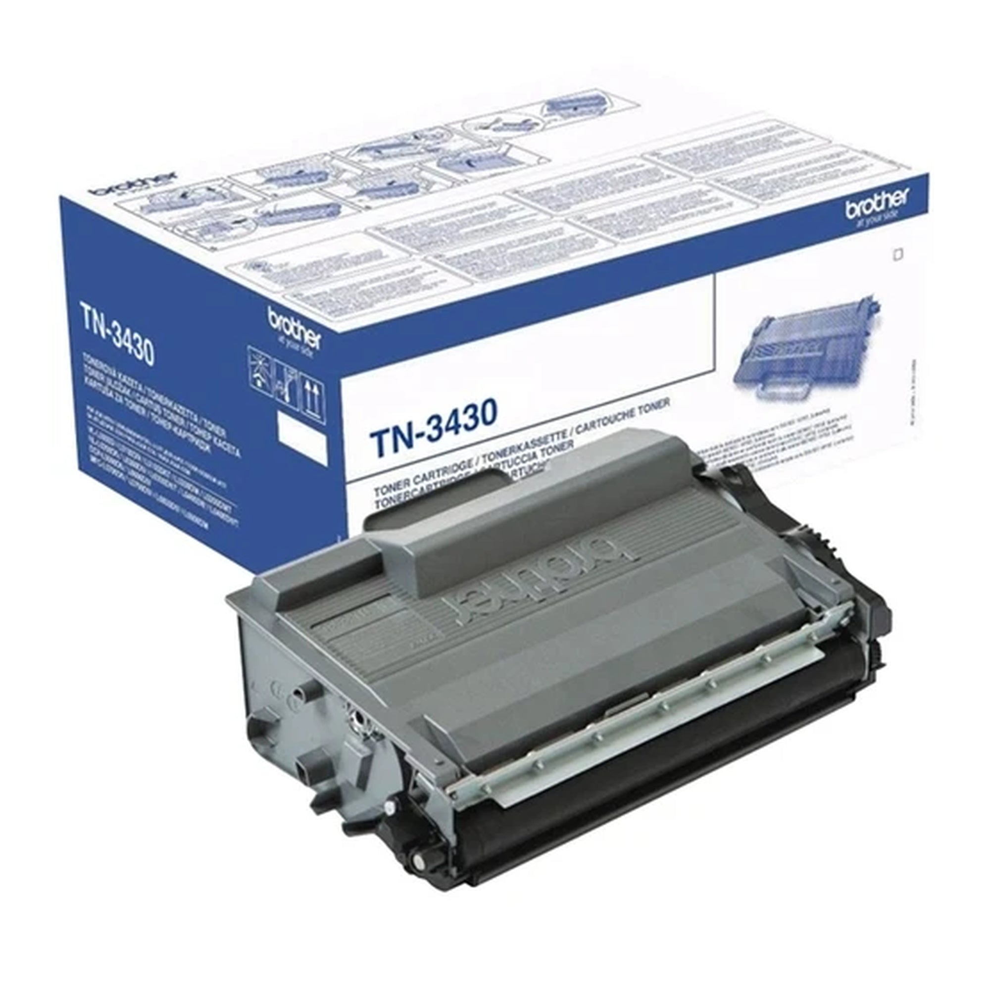 טונר BROTHER מקורי דגם TN3410 צבע שחור