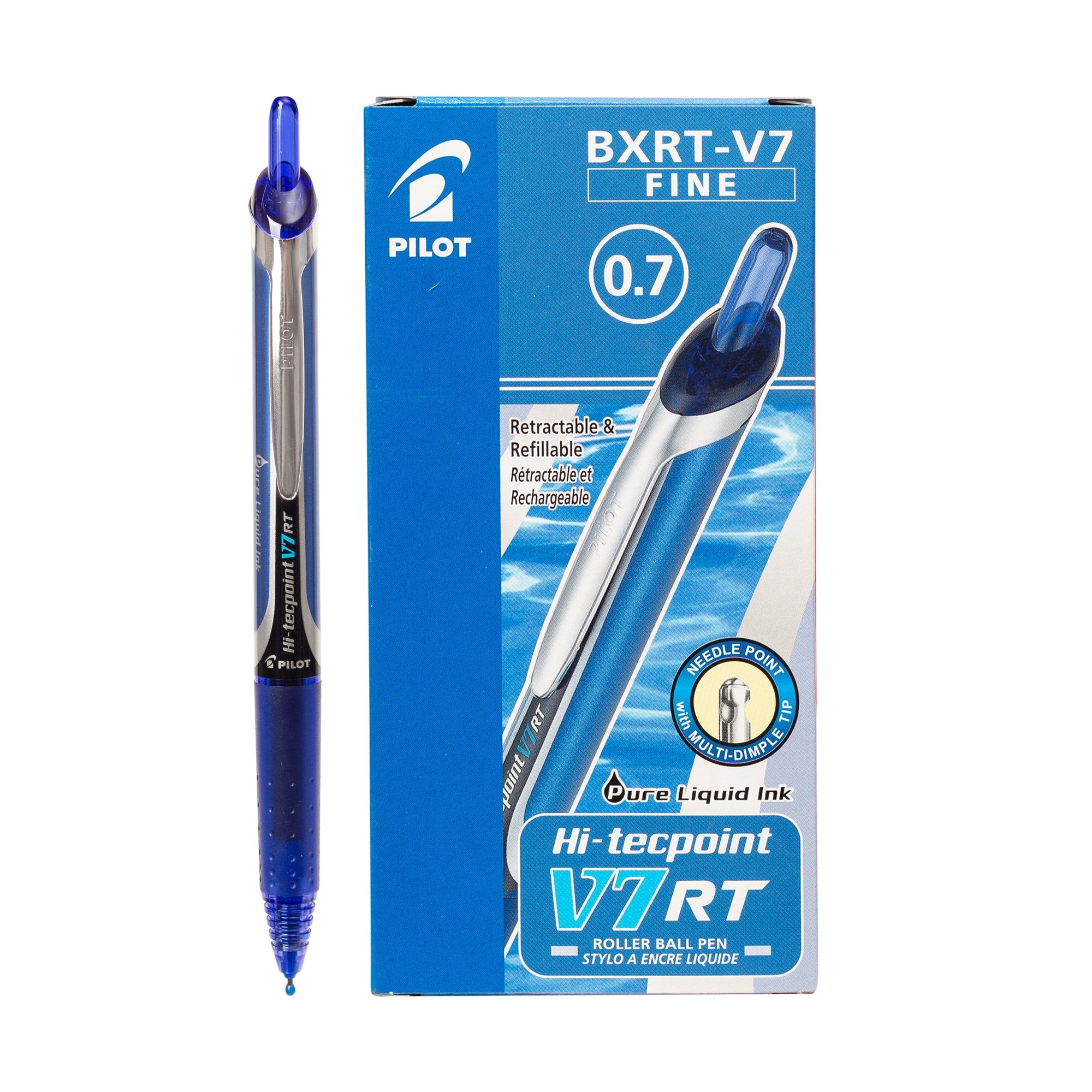 עט פיילוט לחצן דגם TECPOINT V7 RT