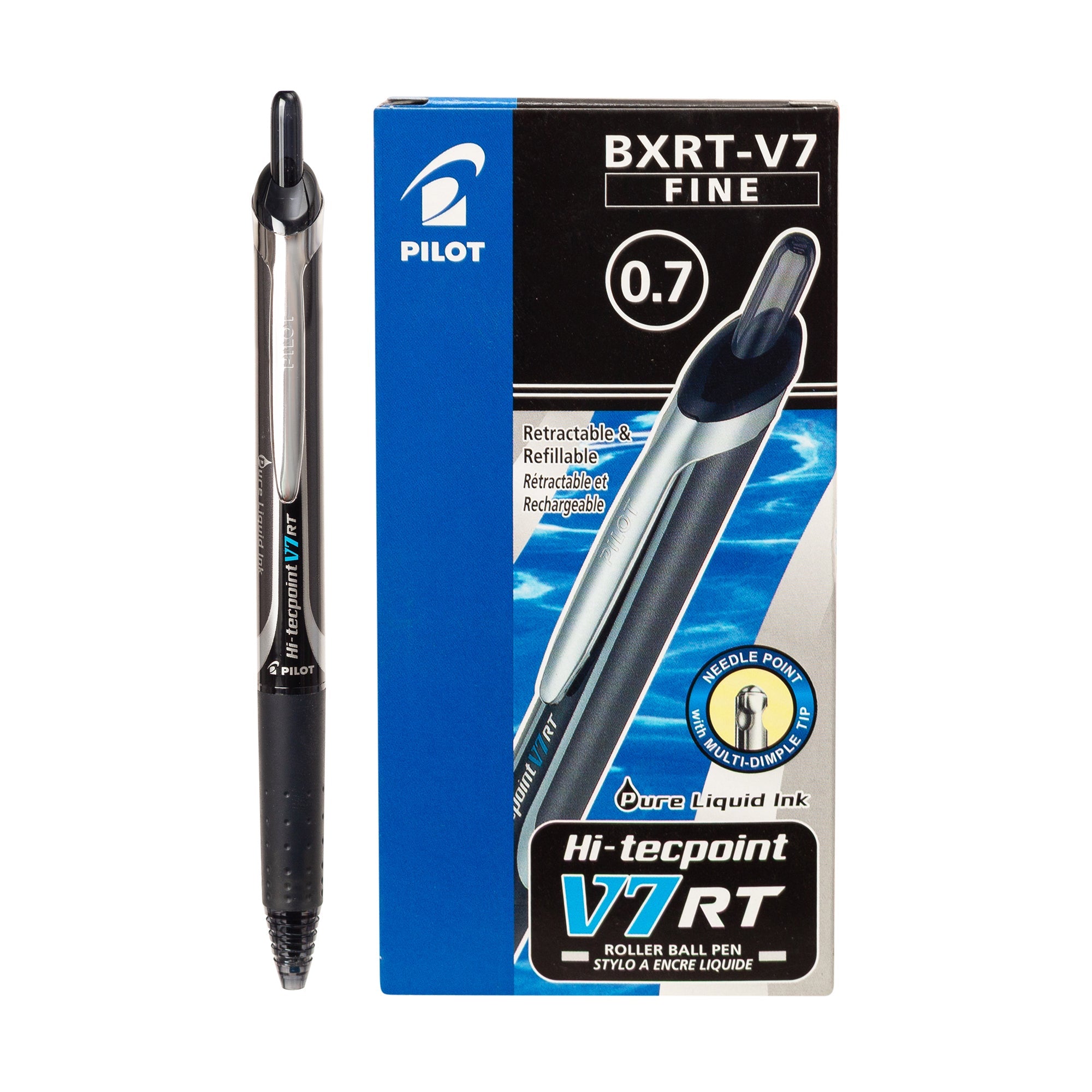 עט פיילוט לחצן דגם TECPOINT V7 RT