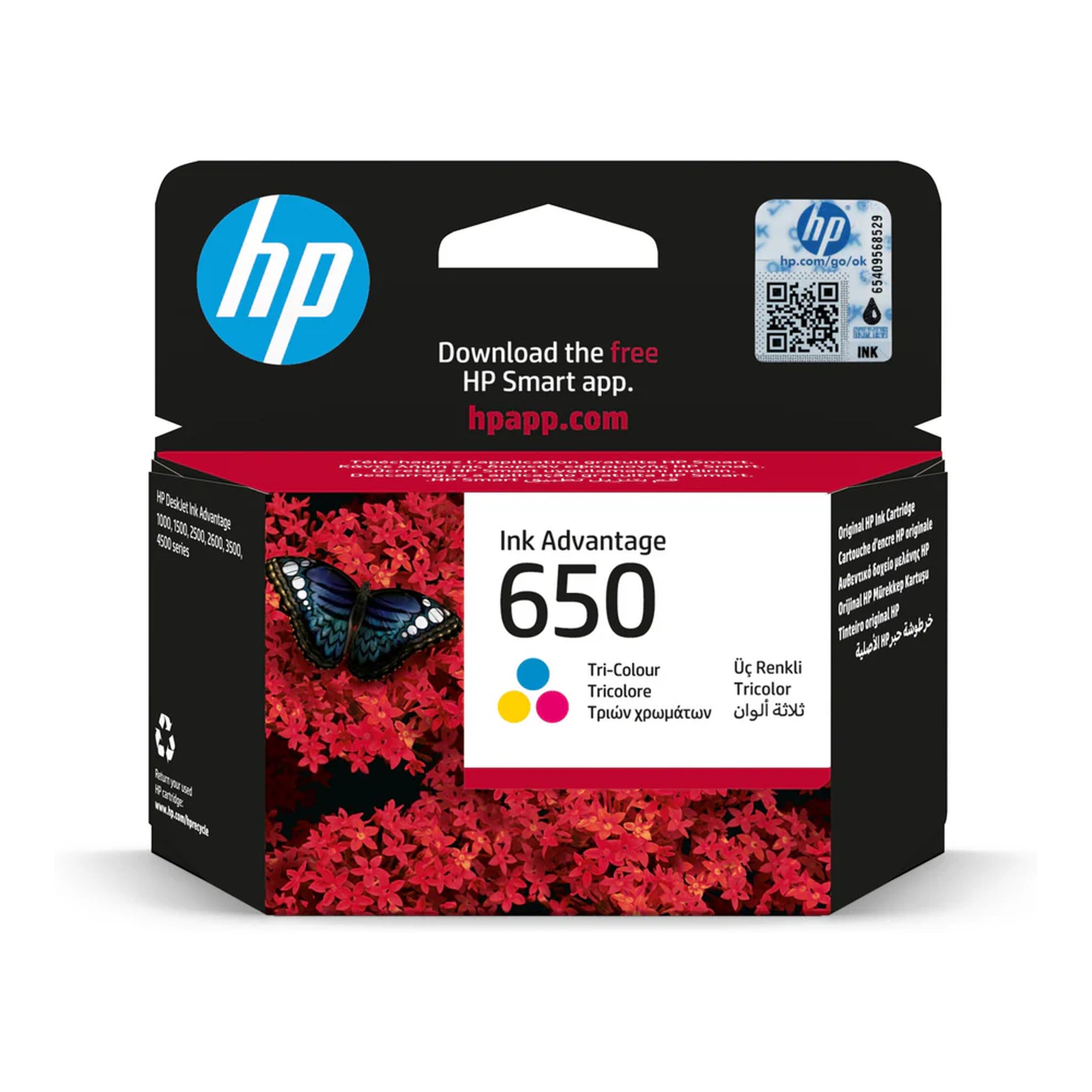 ראש דיו דגם HP מקורי CZ102AE 650 צבעוני