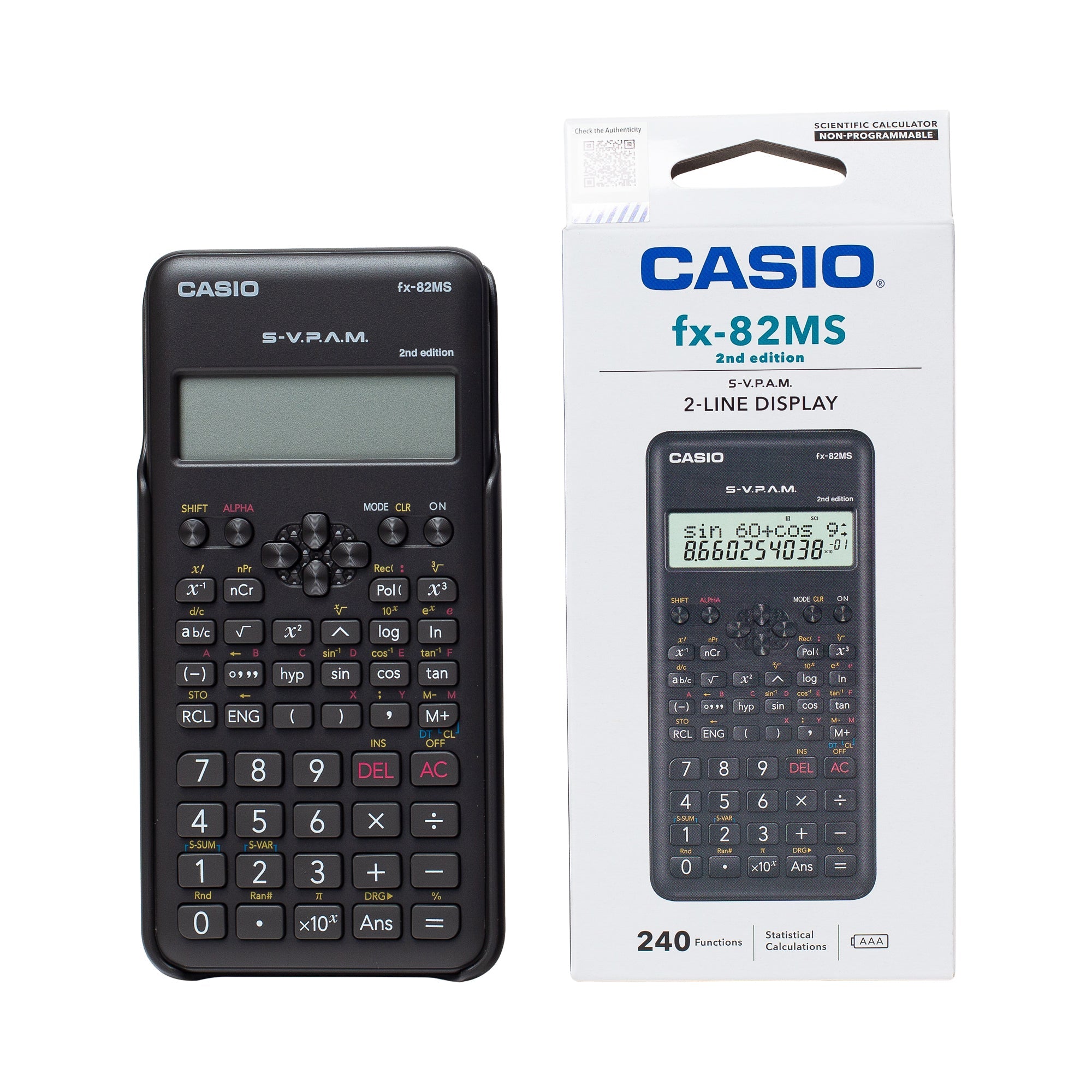 מחשבון מדעי קסיו דגם FX82MS
