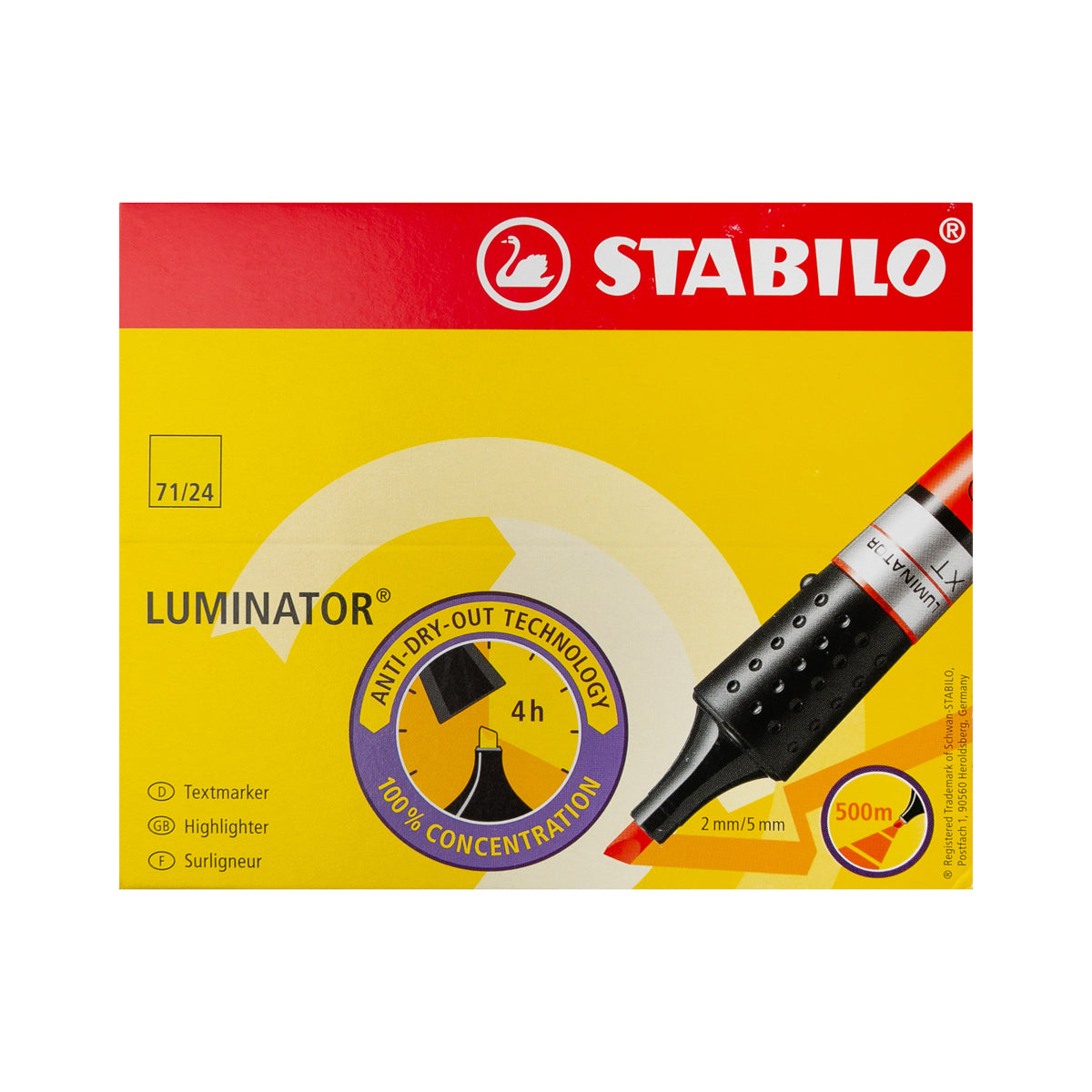 טוש מדגיש נוזלי סטבילו LUMINATOR
