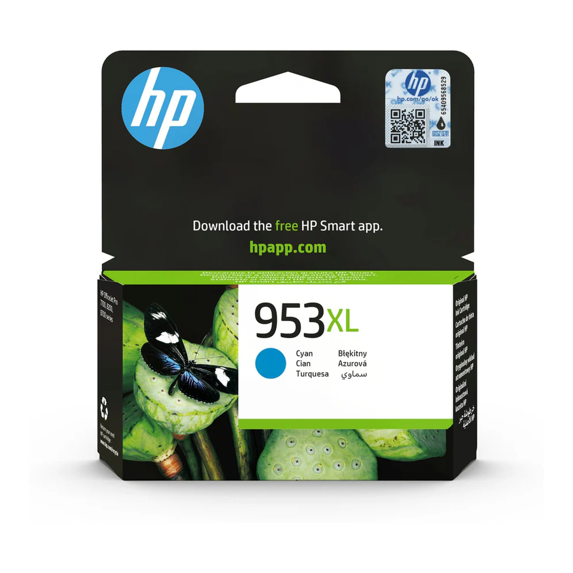 ראש דיו מקורי HP דגם 953XL צבע כחול
