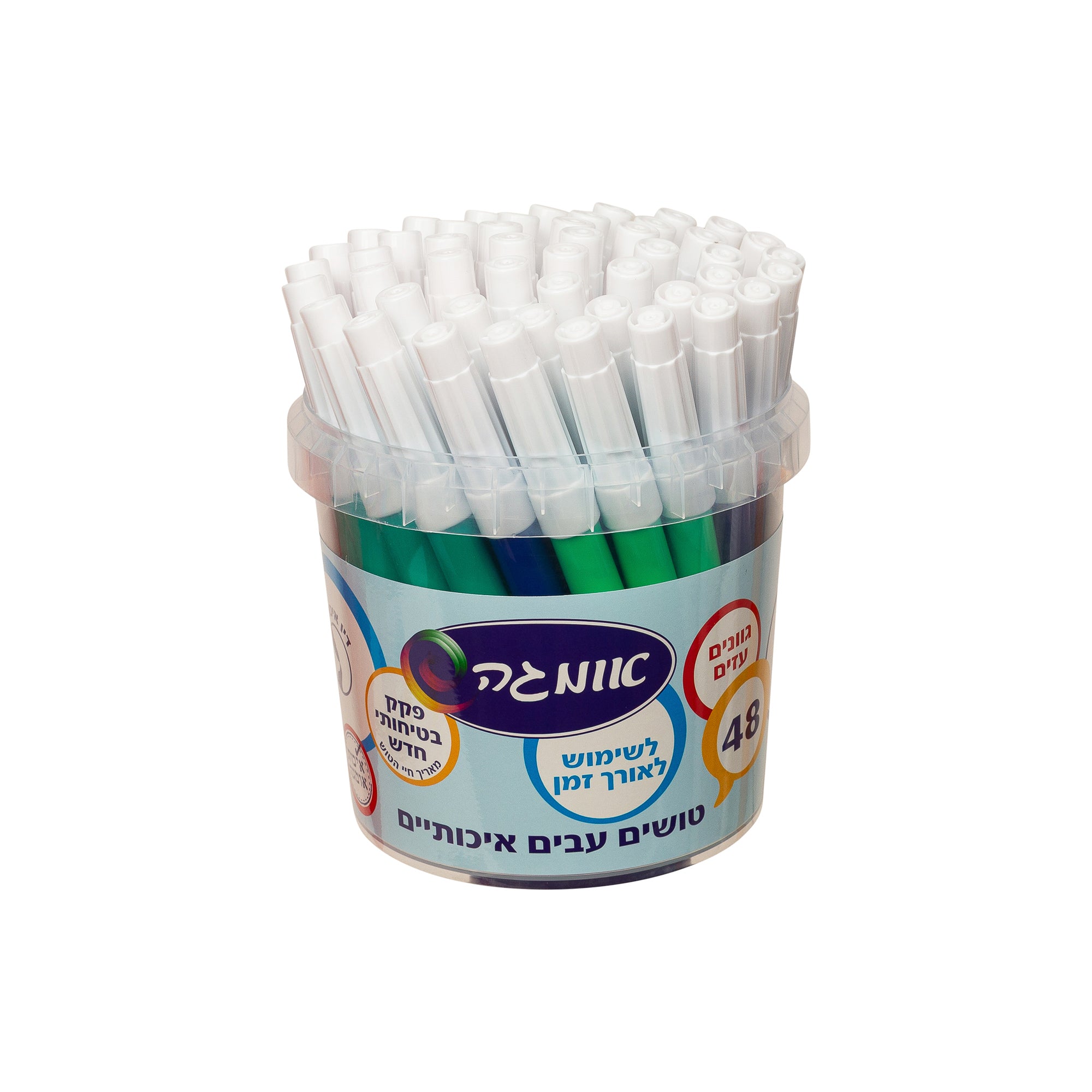 טושים גמבו 48 יחידות בדלי