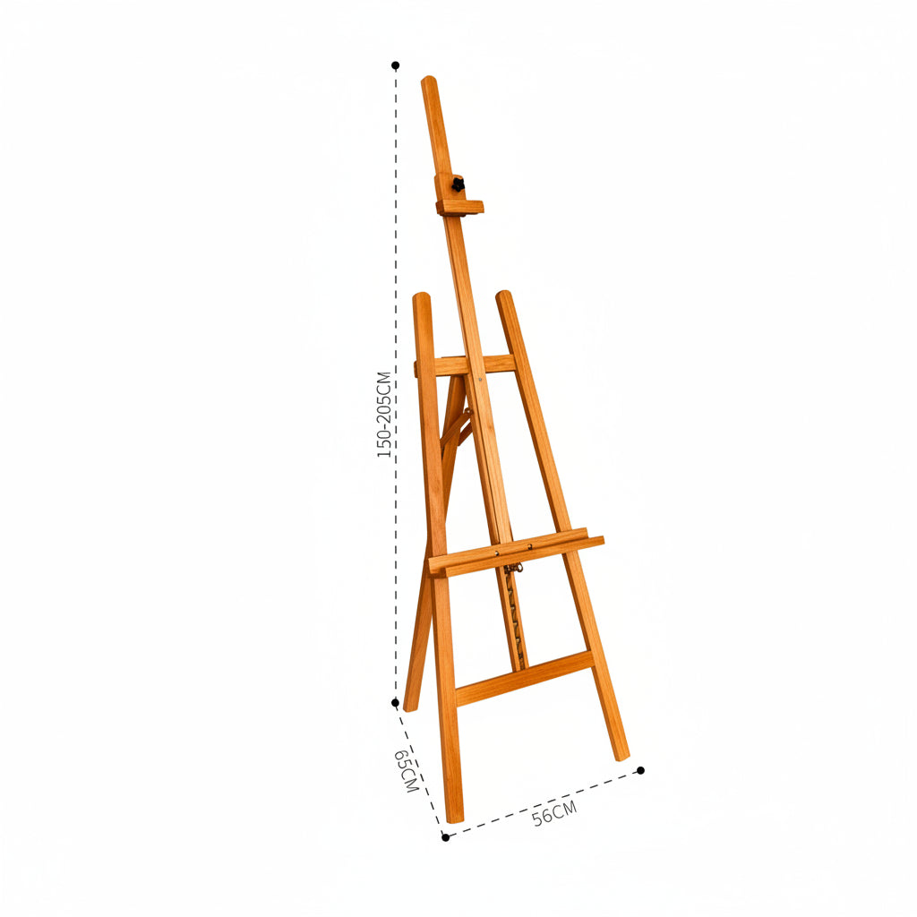 כן ציור סטודיו עץ עבה גודל 1.60 מטר דגם HPX-S01D