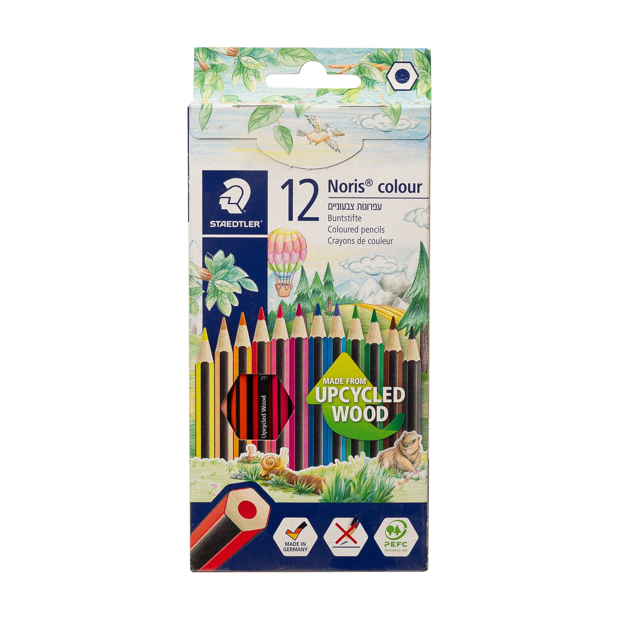 עפרונות צבעוניים 12 יחידות בקופסה דגם STAEDTLER C12
