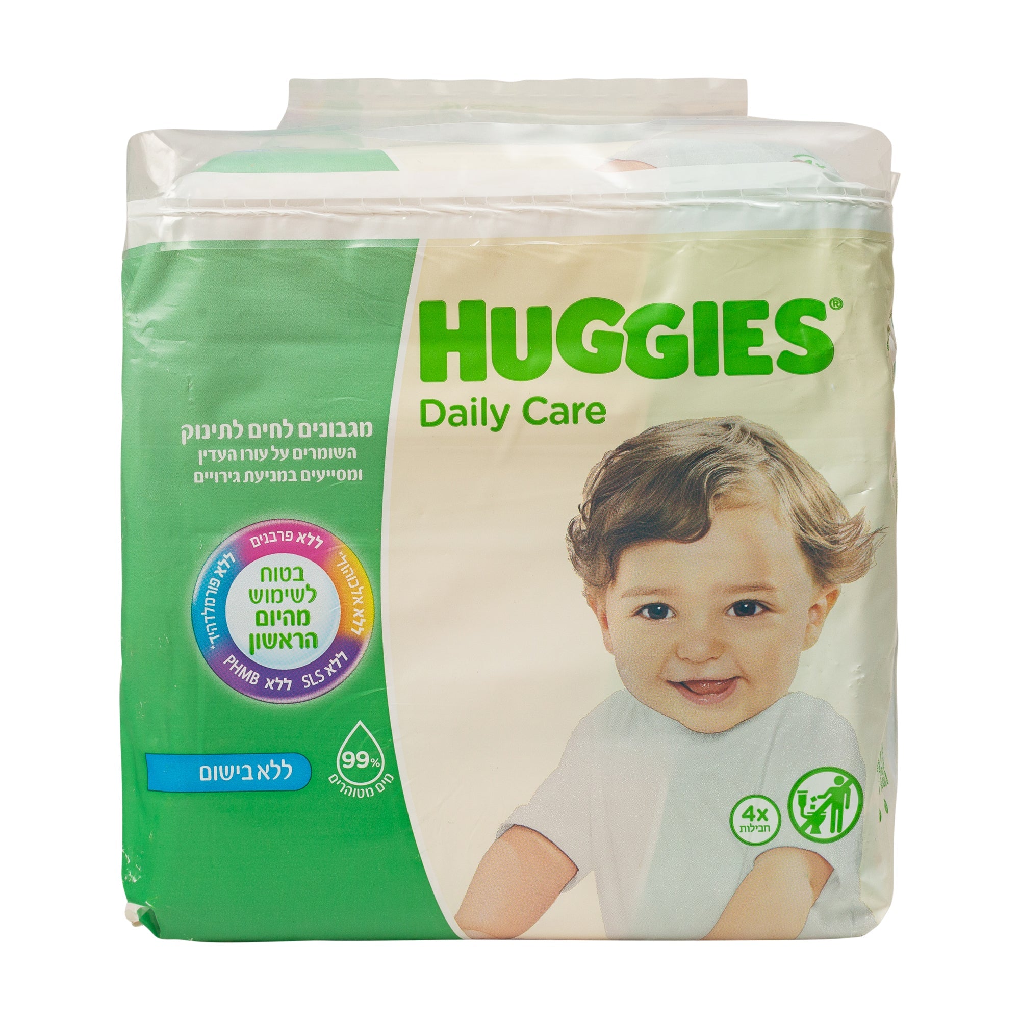 מגבונים האגיס ללא בישום מארז 4 יחידות