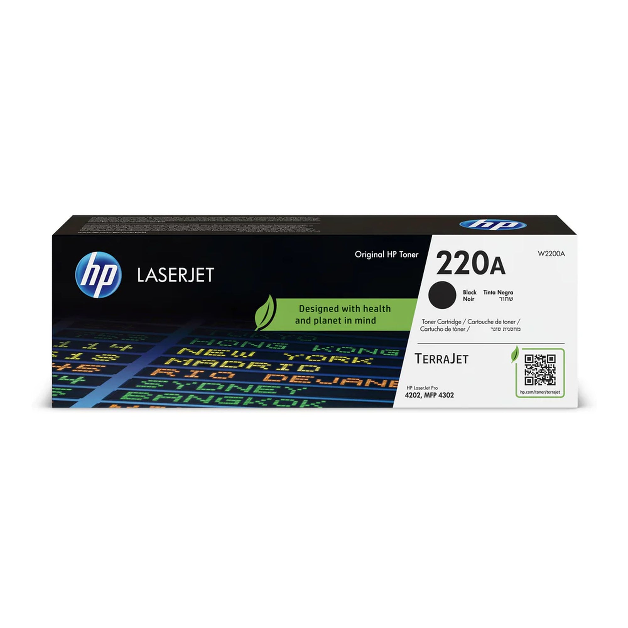 טונר דגם HP מקורי W2200A 220A צבע שחור