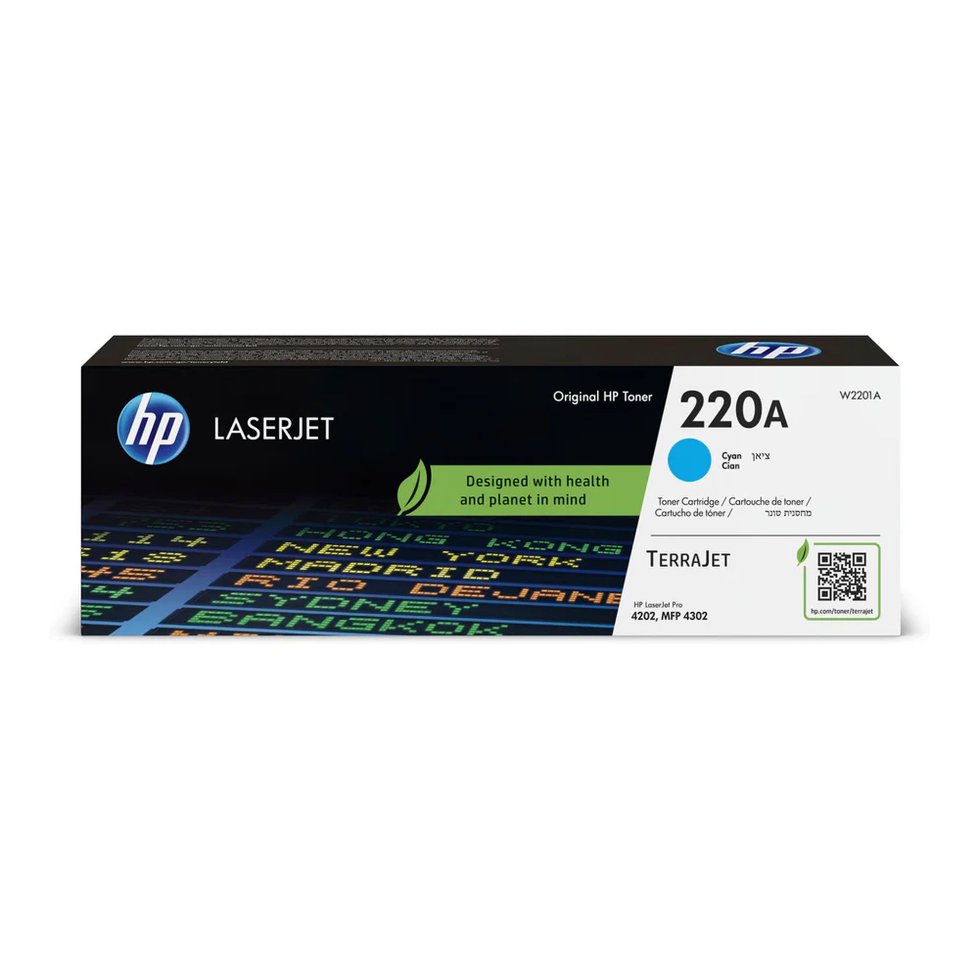 טונר דגם HP מקורי W2201A 220A צבע כחול