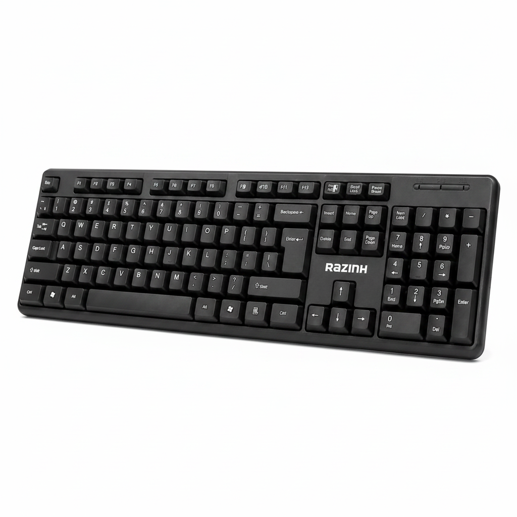 מקלדת חיבור USB (עברית/אנגלית) דגם R-378
