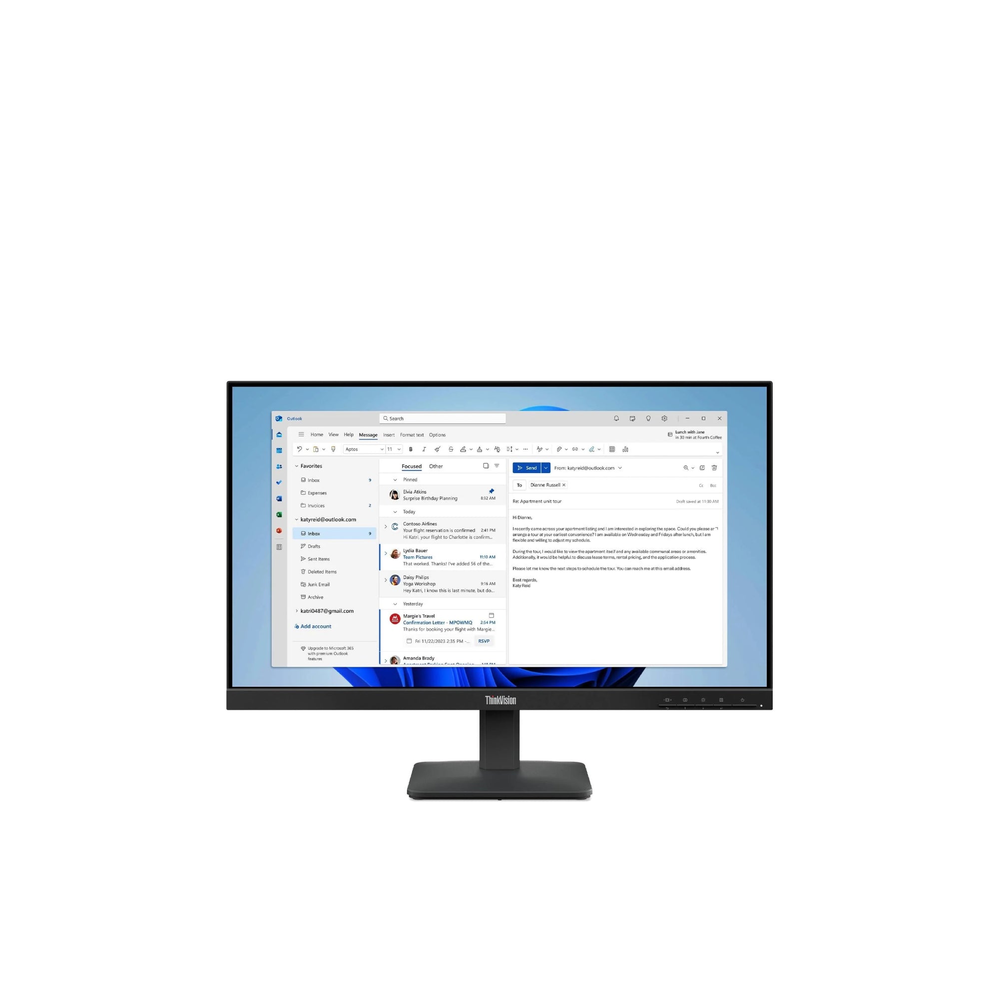 מסך Lenovo S24-4e 23.8 אינץ'