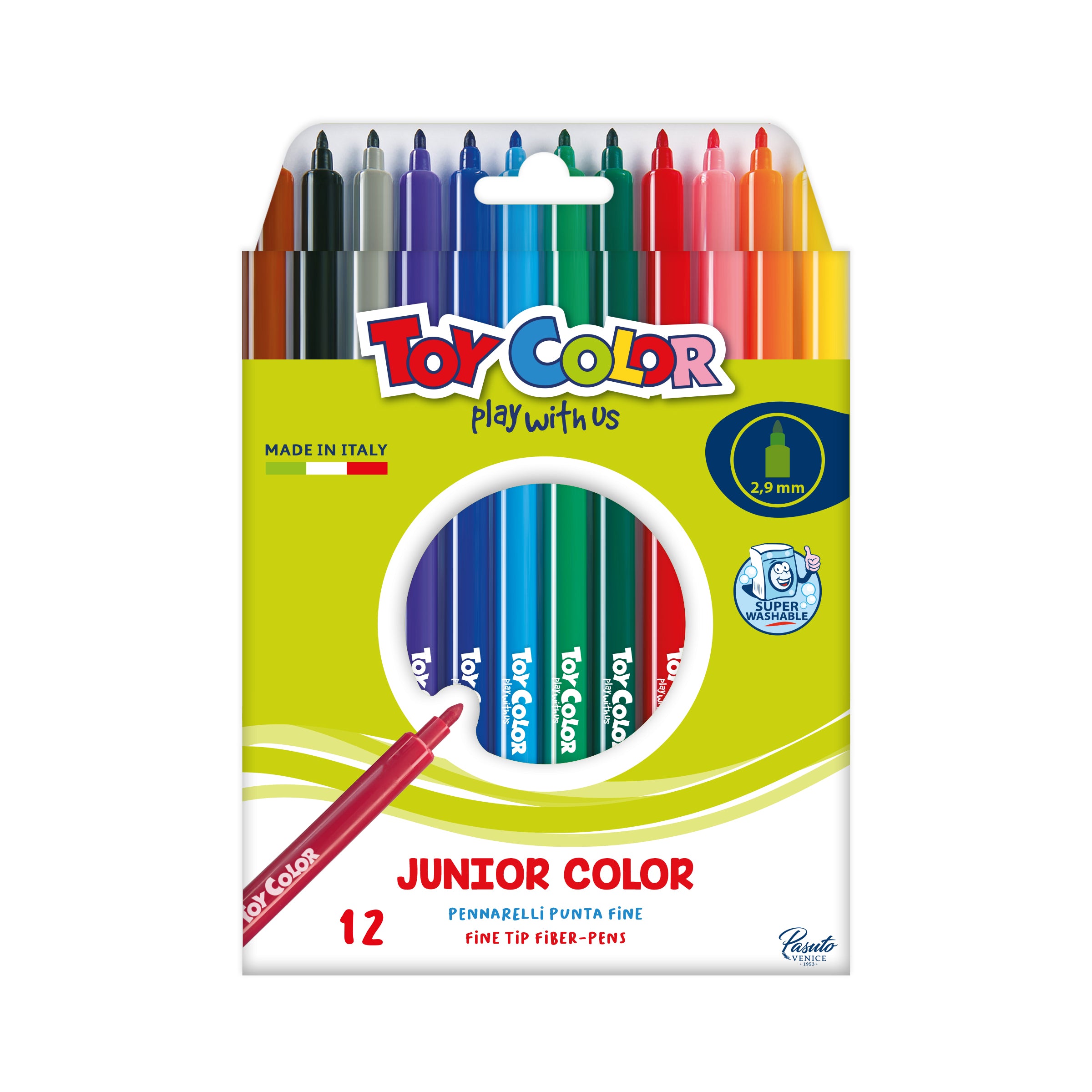 טוש טוי קולור גוניור 12 יחידות דגם 030