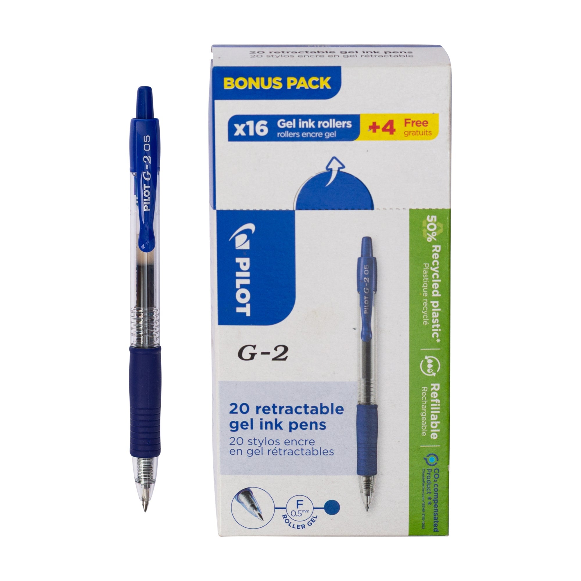 עט פיילוט ג'ל ראש 0.5 מ"מ דגם ‎G-2