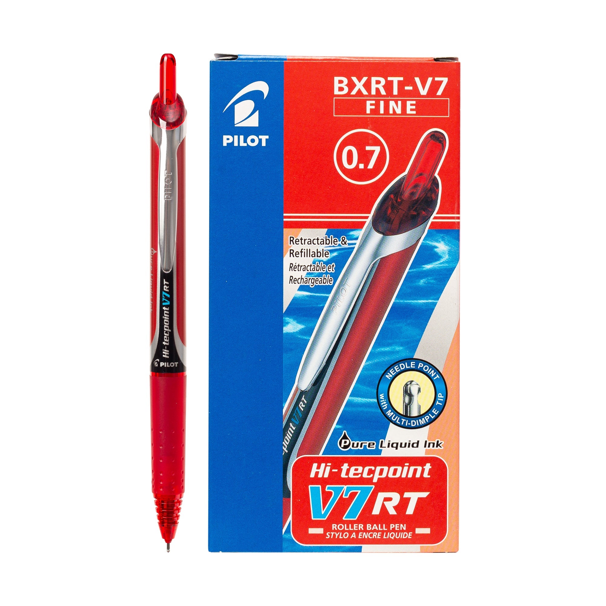 עט פיילוט לחצן דגם TECPOINT V7 RT