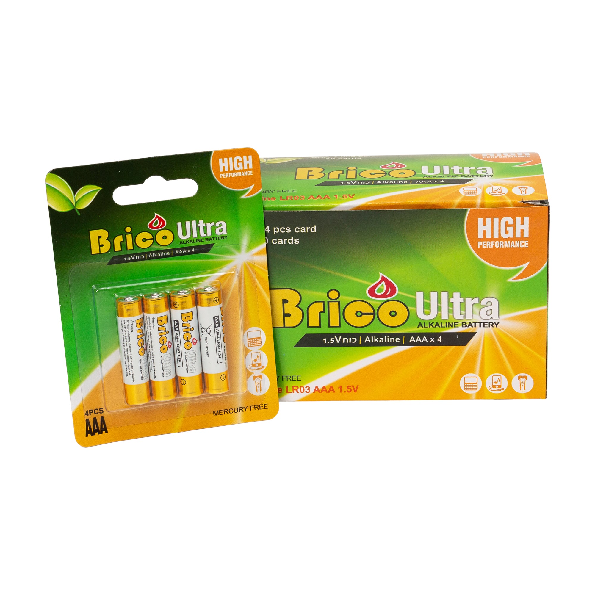סוללות אלקליין ULTRA סט 4 יחידות