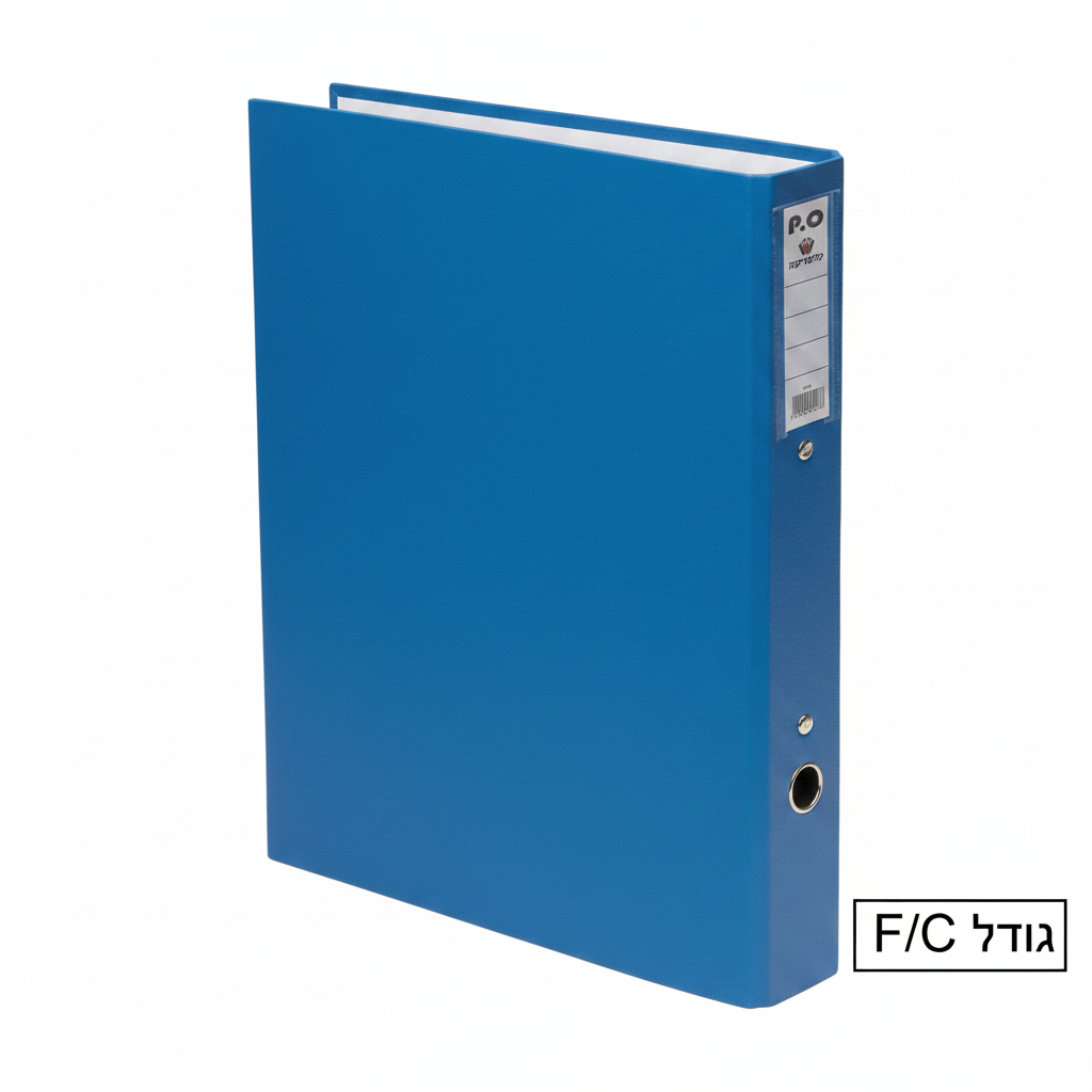 תיק שתי טבעות גודל פוליו