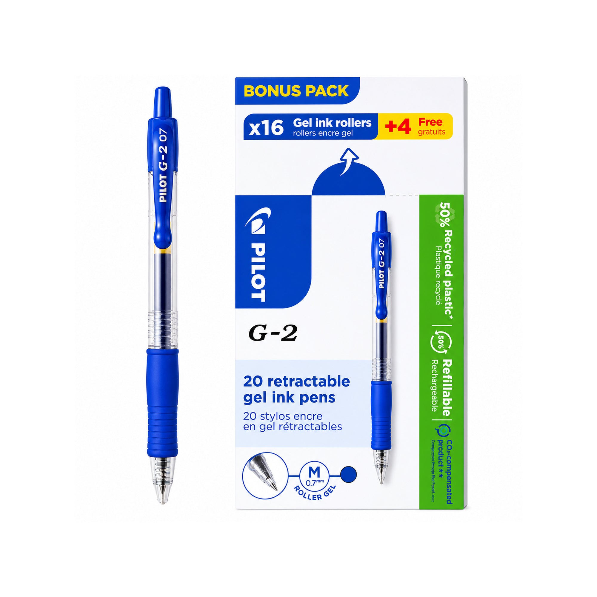 עט פיילוט ג'ל ראש 0.7 מ"מ