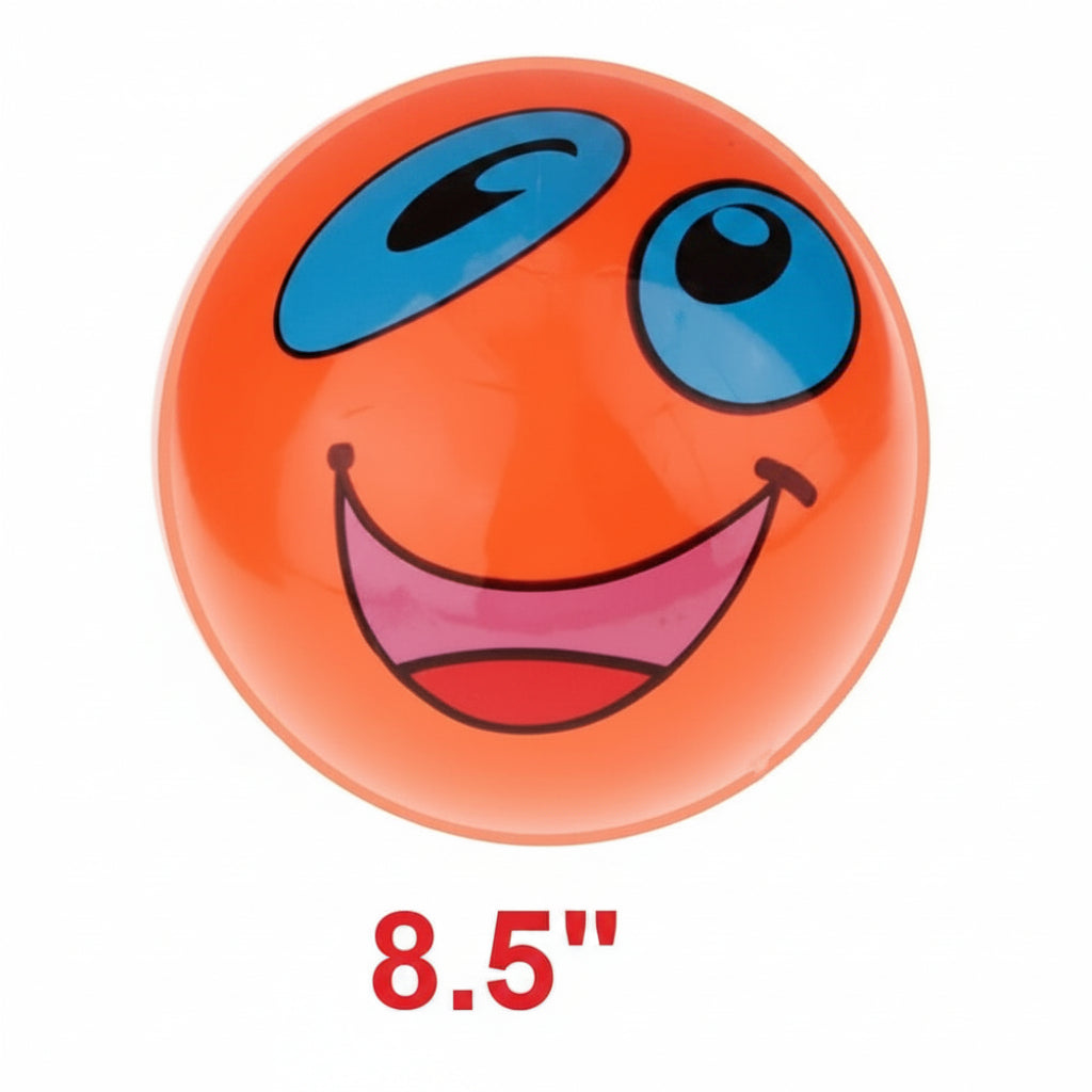 כדור סמיילי צבעוני מתנפח גודל "8.5 דגם SBL85