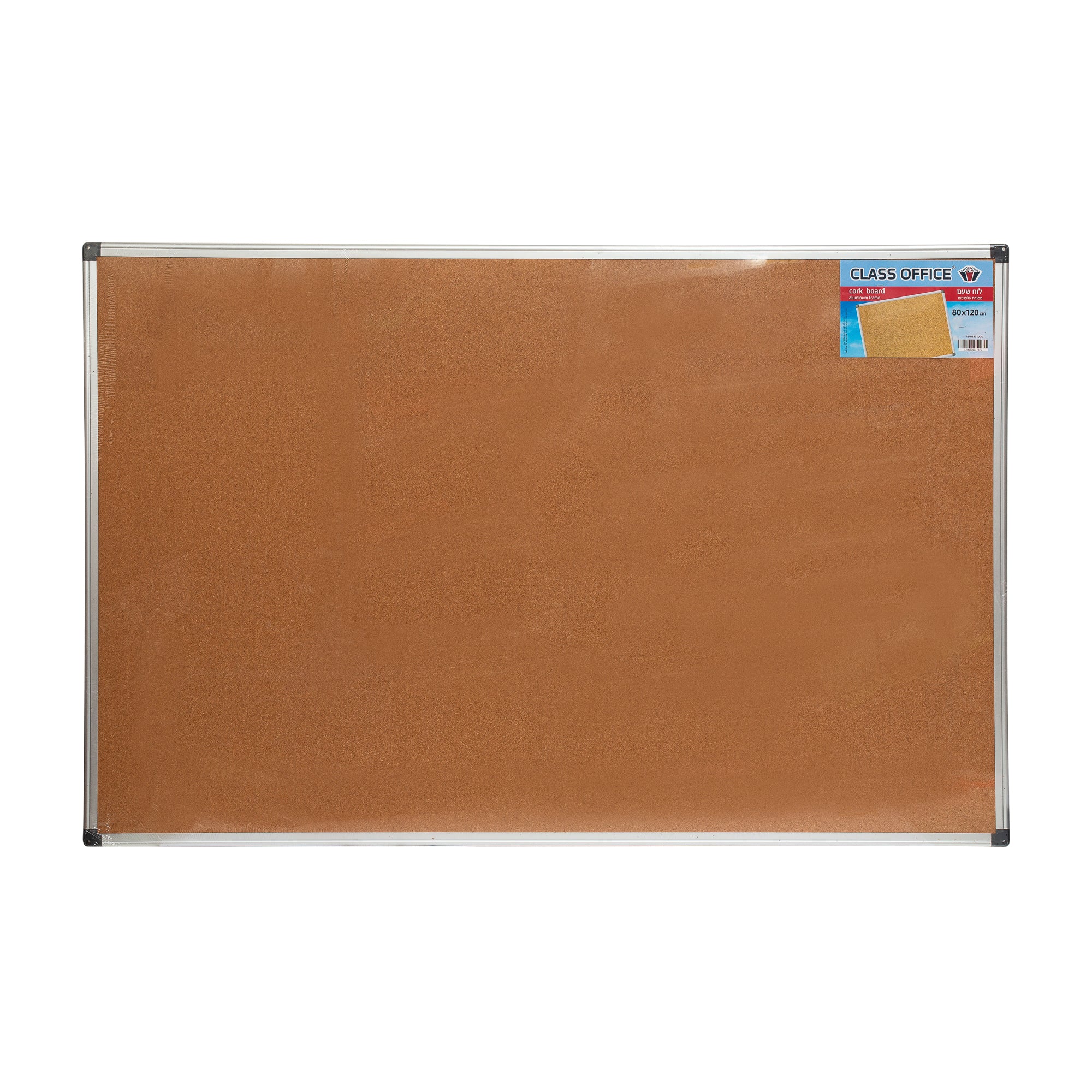 לוח שעם מסגרת אלומיניום  גודל 80X120 ס"מ