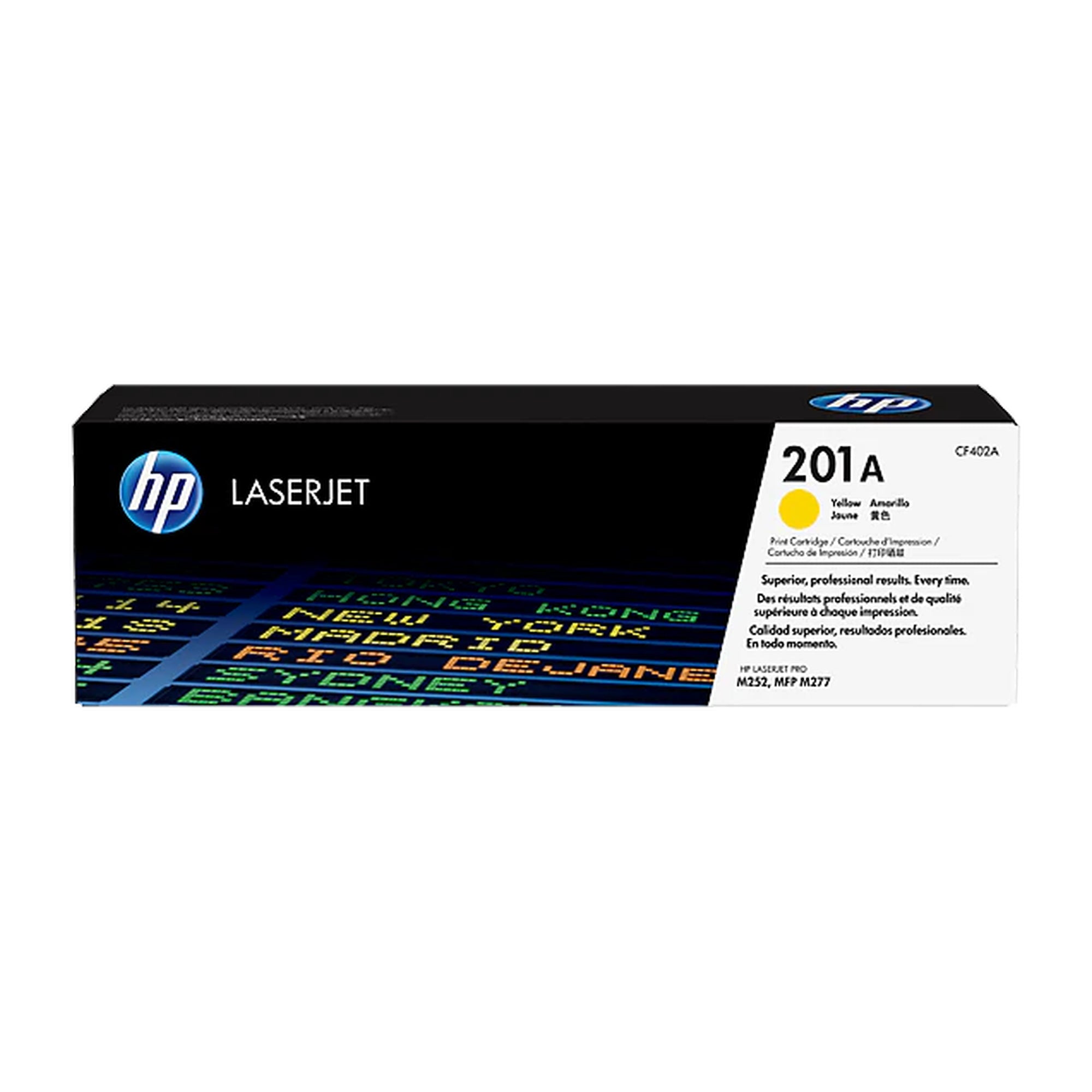 טונר דגם HP מקורי 201A CF402A צבע צהוב