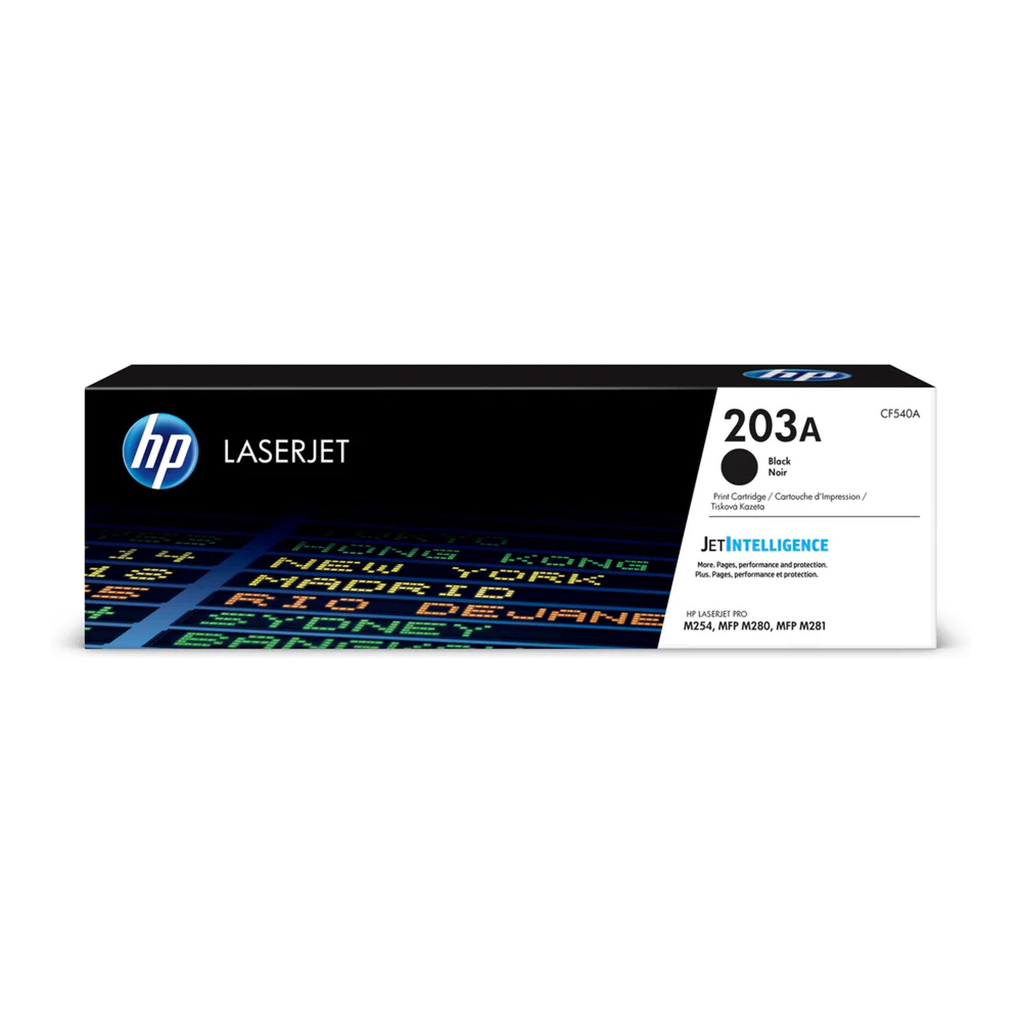 טונר דגם HP מקורי 203 CF540A צבע שחור