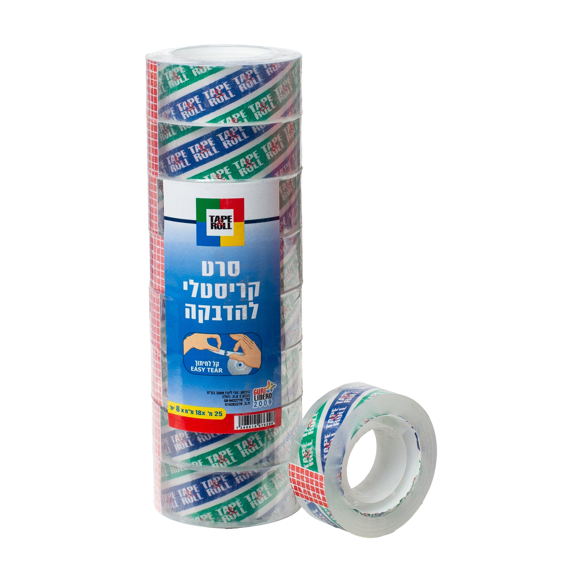 סלוטייפ אקרילי שקוף 36 גודל "3/4