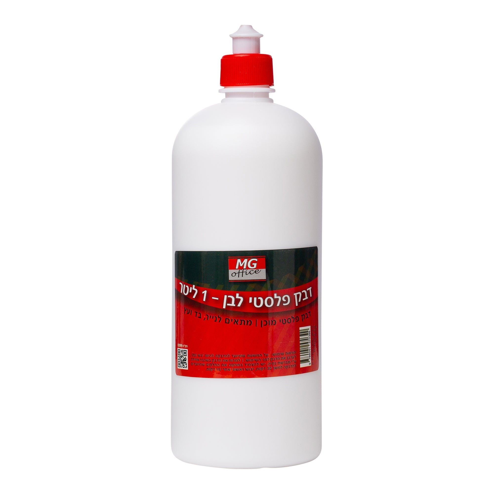 דבק לבן משקל 1 ליטר MG OFFICE דגם WG70399