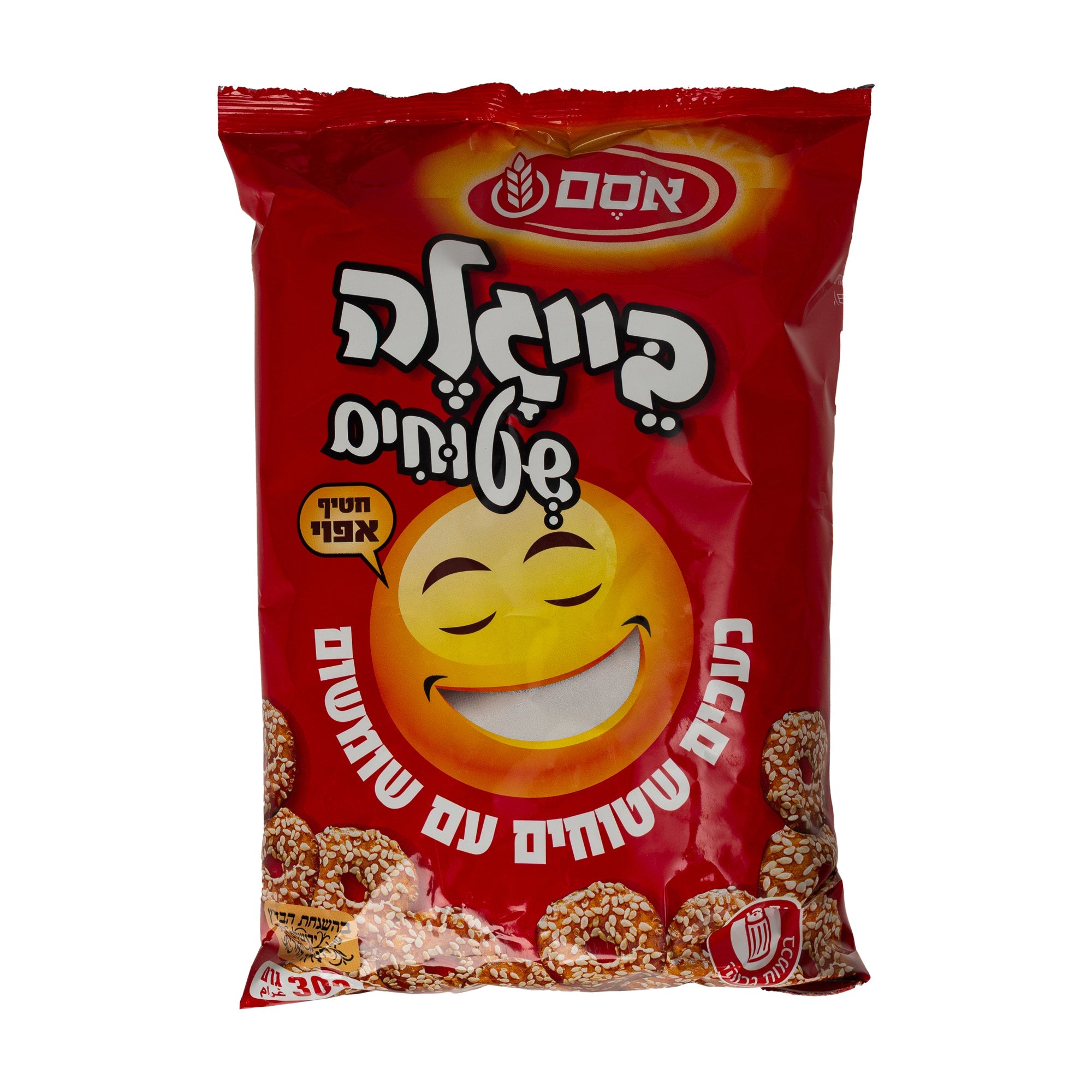 בייגלה שטוחים אסם עם שומשום 300 גרם