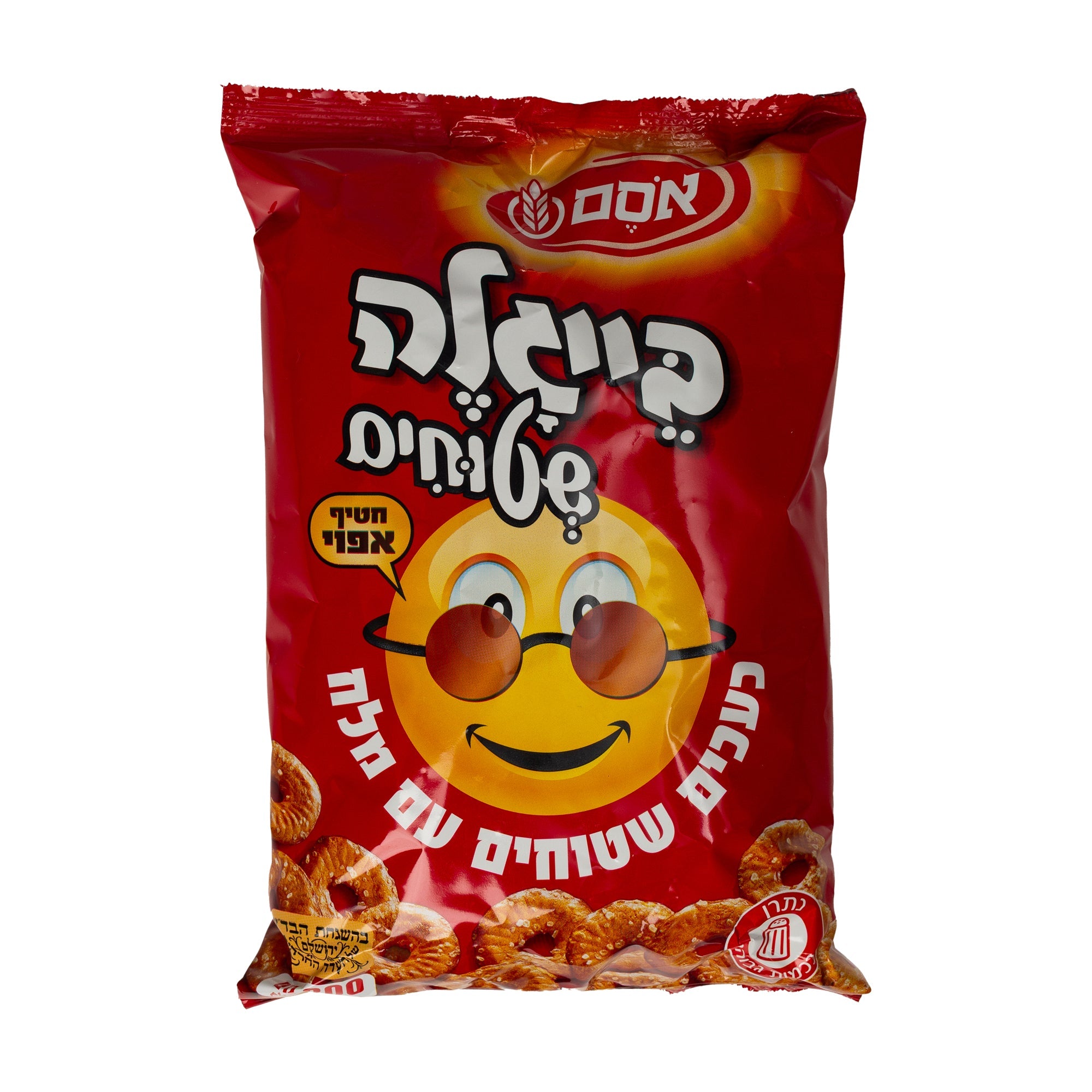 בייגלה שטוחים אסם עם מלח 300 גרם