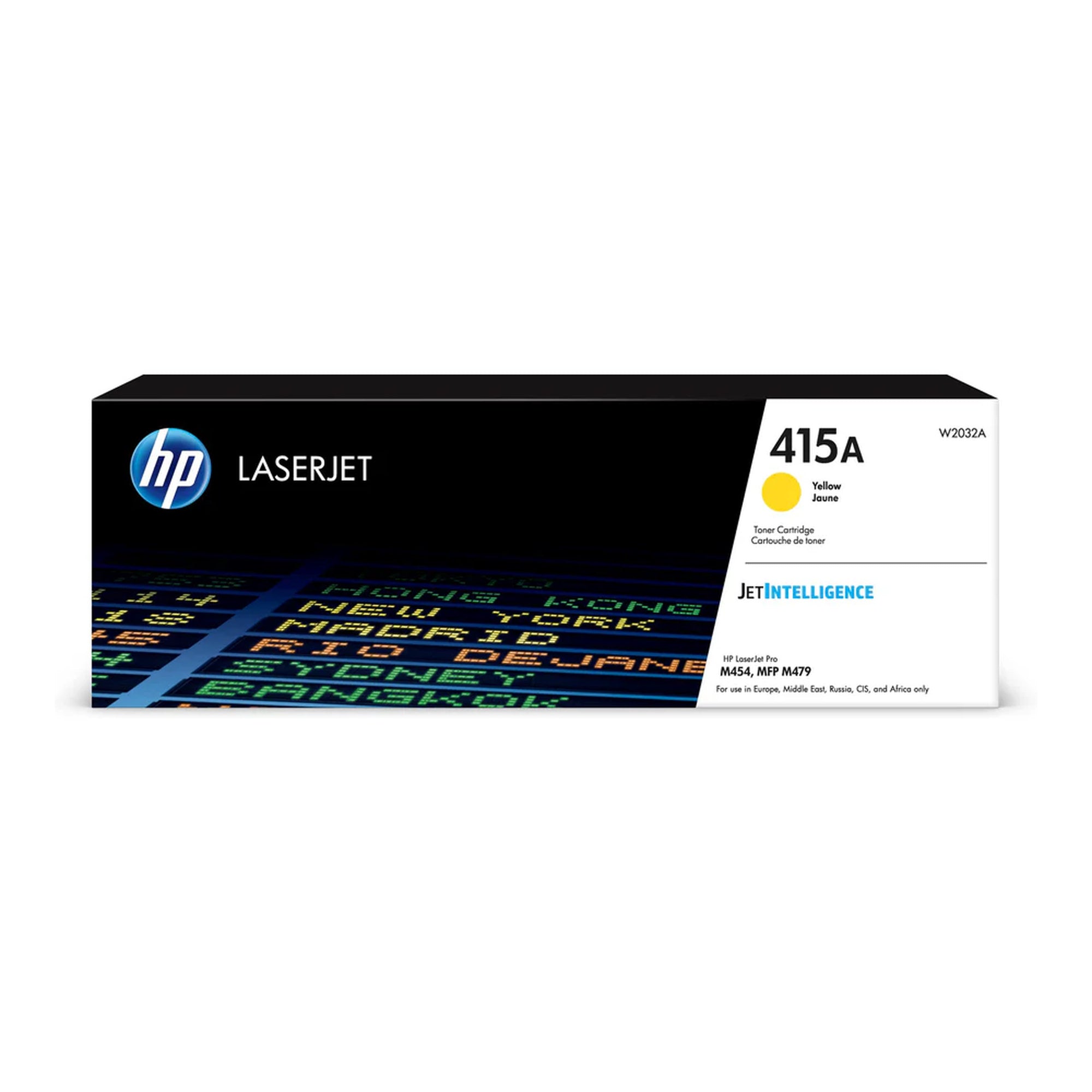 טונר דגם HP מקורי W2032A 415A צבע צהוב