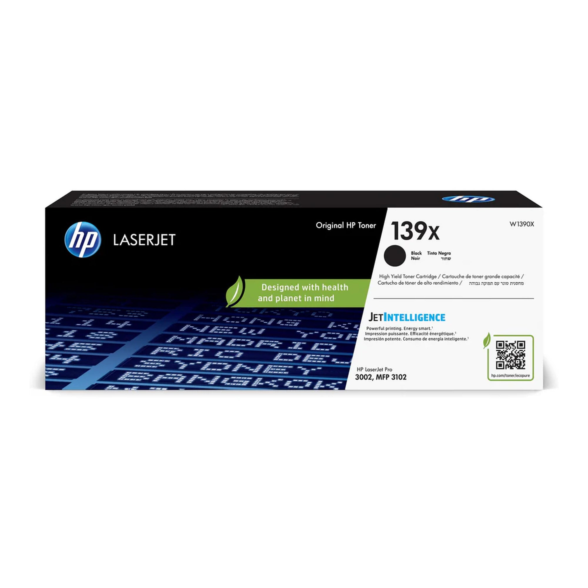 טונר דגם HP מקורי 139X W1390X צבע שחור