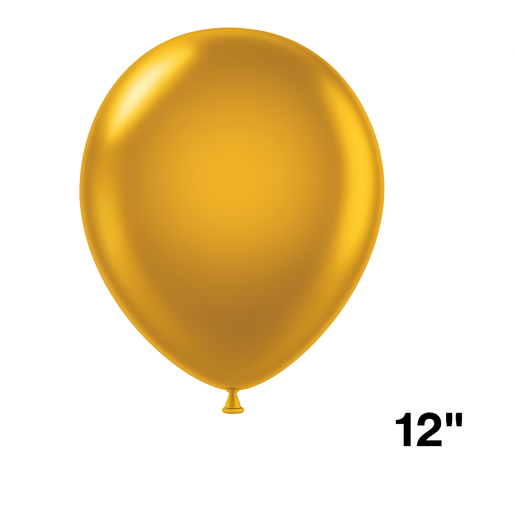 בלון הליום מטאלי גודל "12- 100 בלונים בשקית