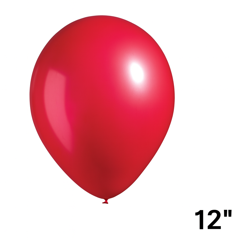 בלון הליום מטאלי גודל "12- 100 בלונים בשקית