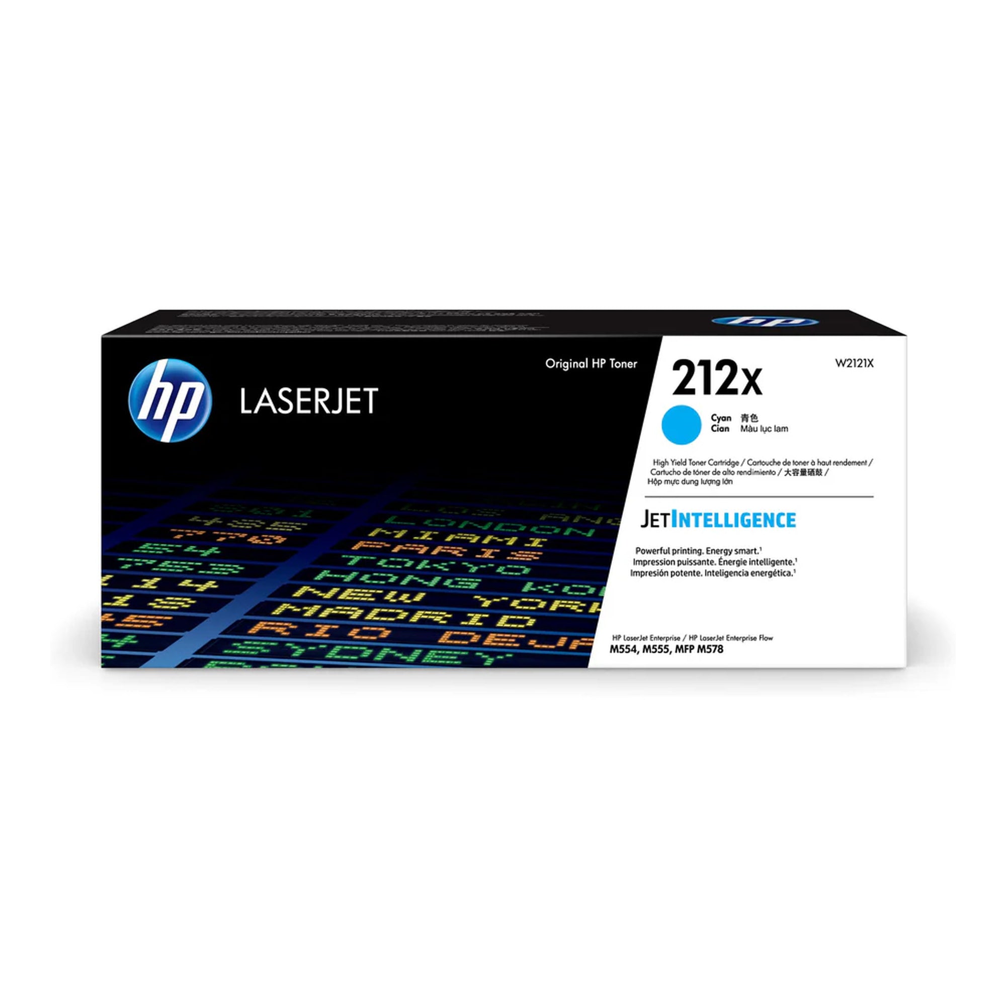 טונר דגם HP מקורי W2121X 212X צבע כחול