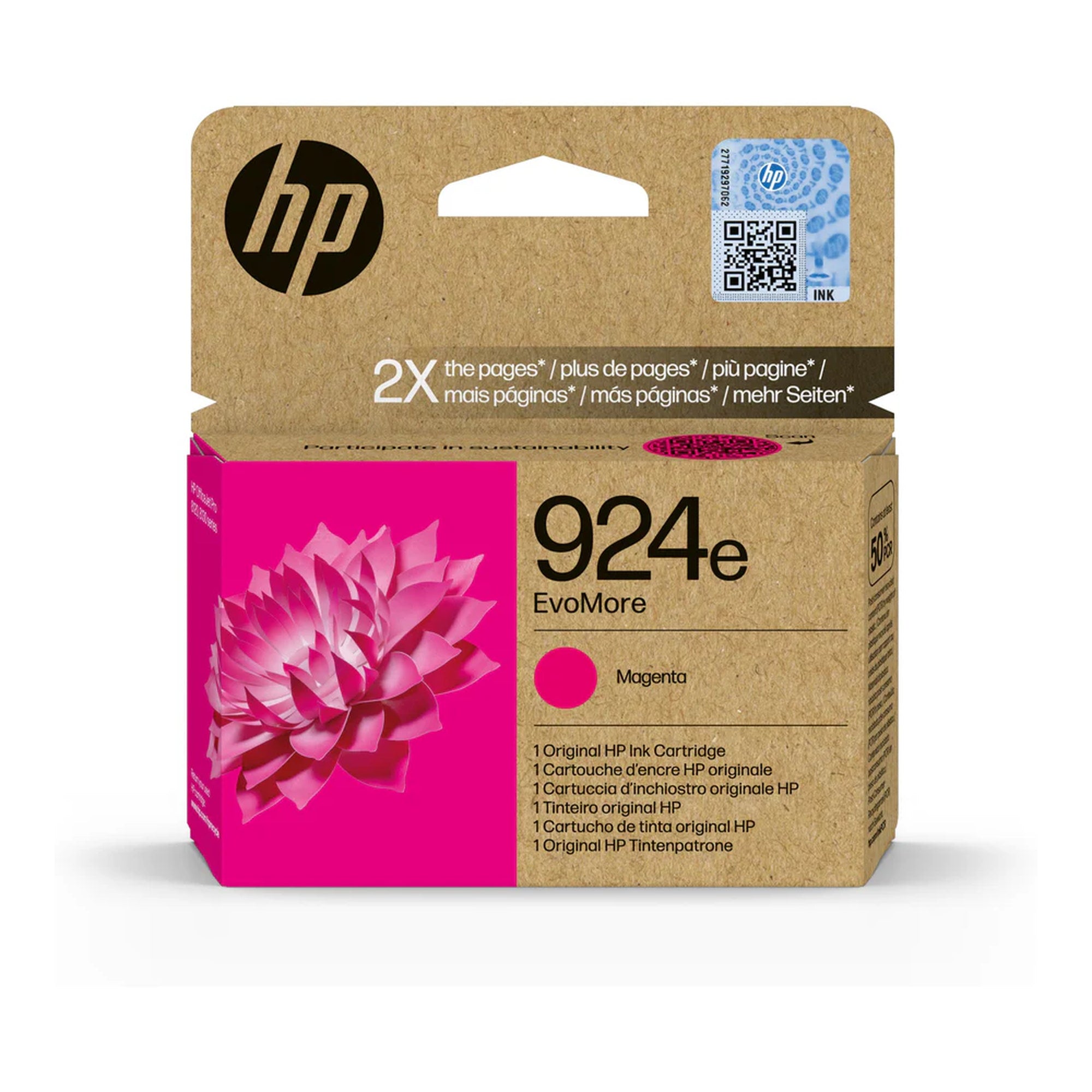 ראש דיו דגם HP מקורי 924XL צבע אדום