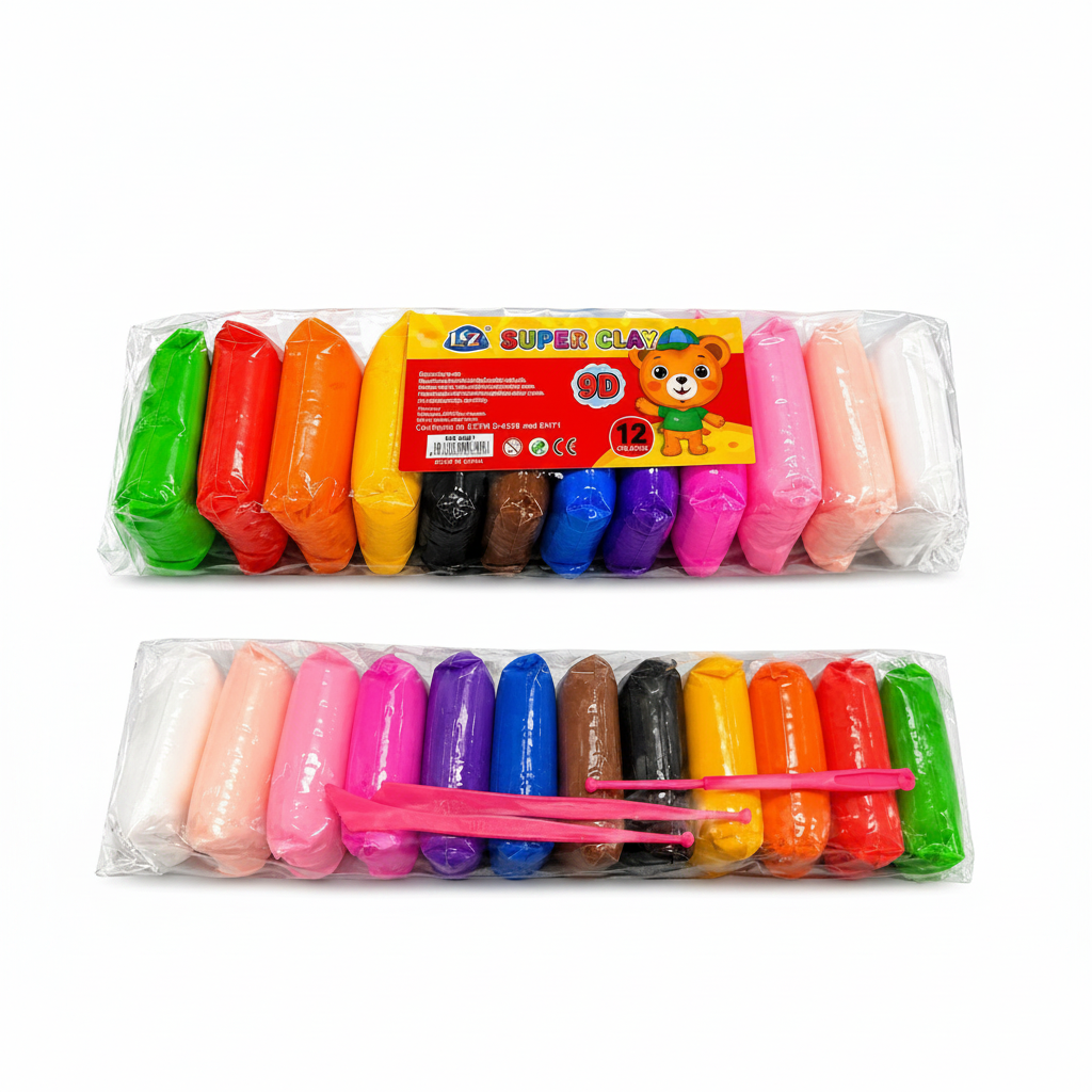 חימר קל 12 יחידות דגם 6601
