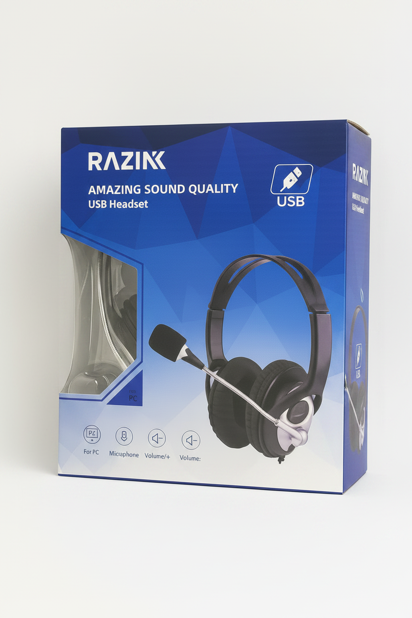 אוזניות קשת + מיקרופון חיבור USB דגם SY-22