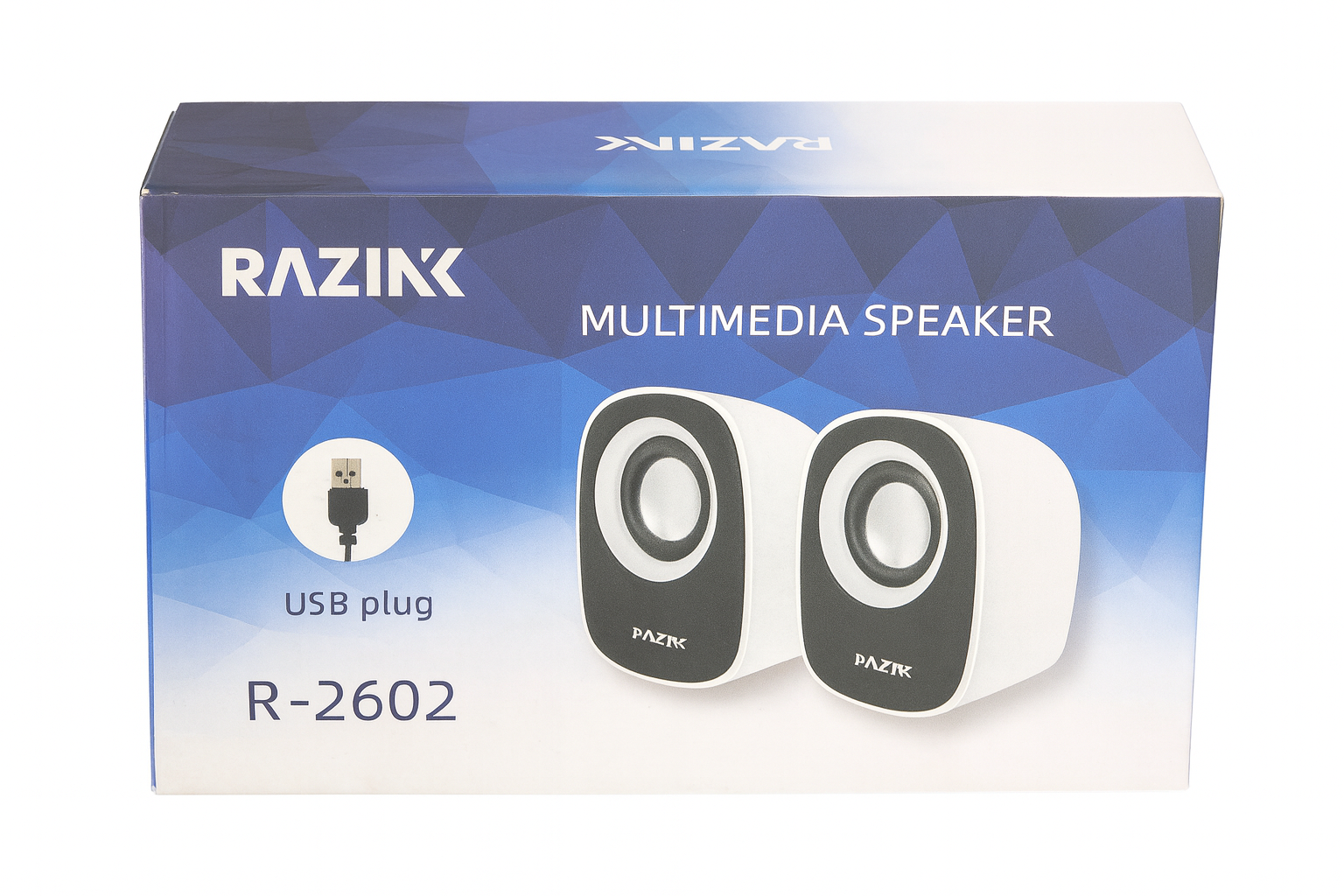 רמקולים למחשב חיבור USB דגם R-2602