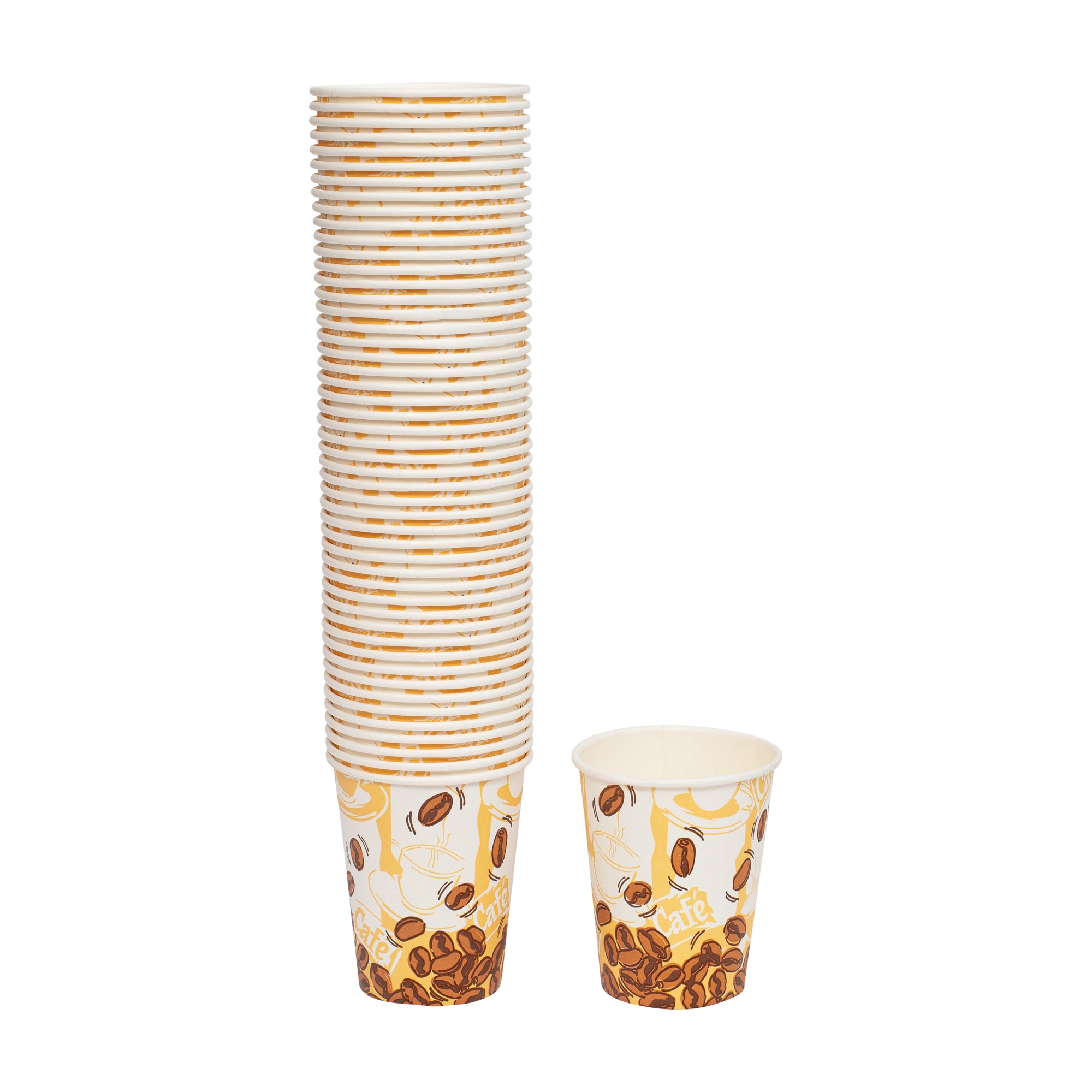 שרוול 50 יחידות כוסות שתיה חמה פרימיום גודל 8OZ