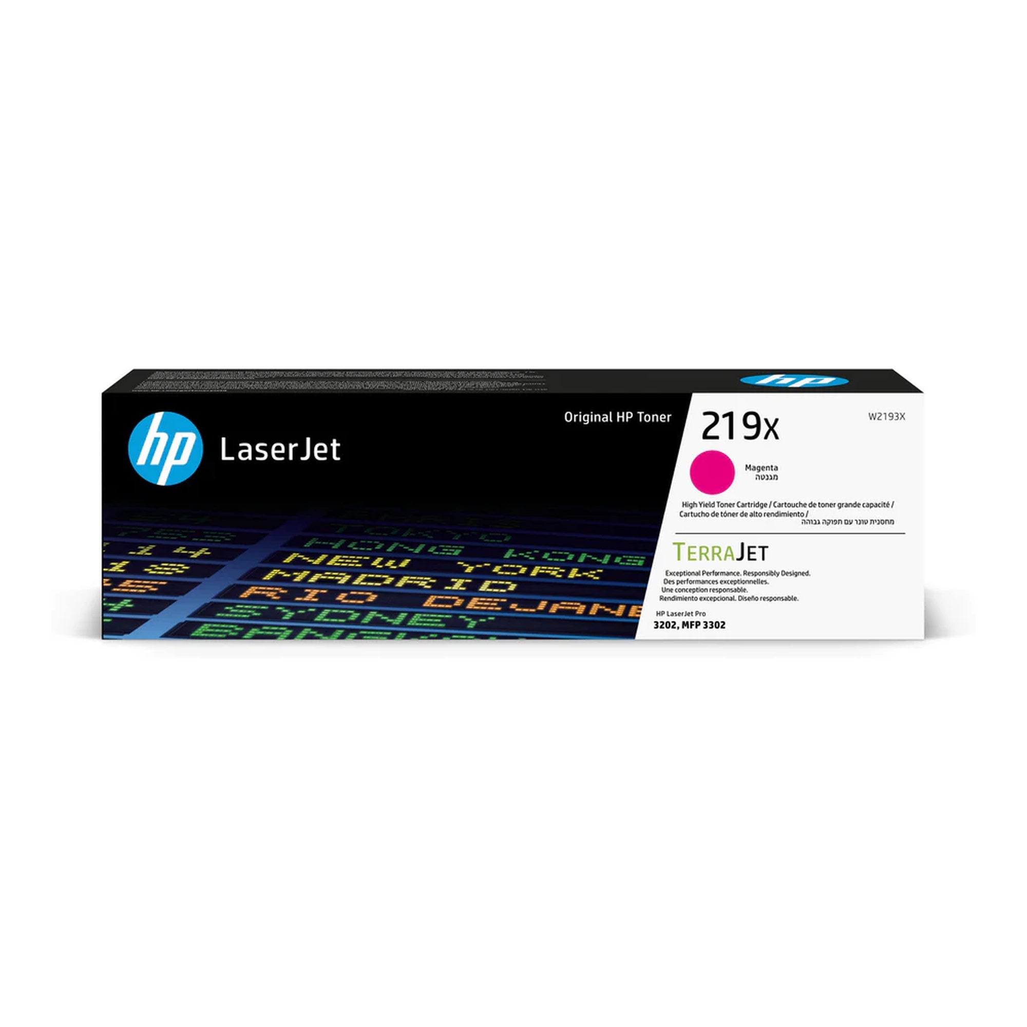 טונר דגם HP מקורי W2191X 219X צבע אדום
