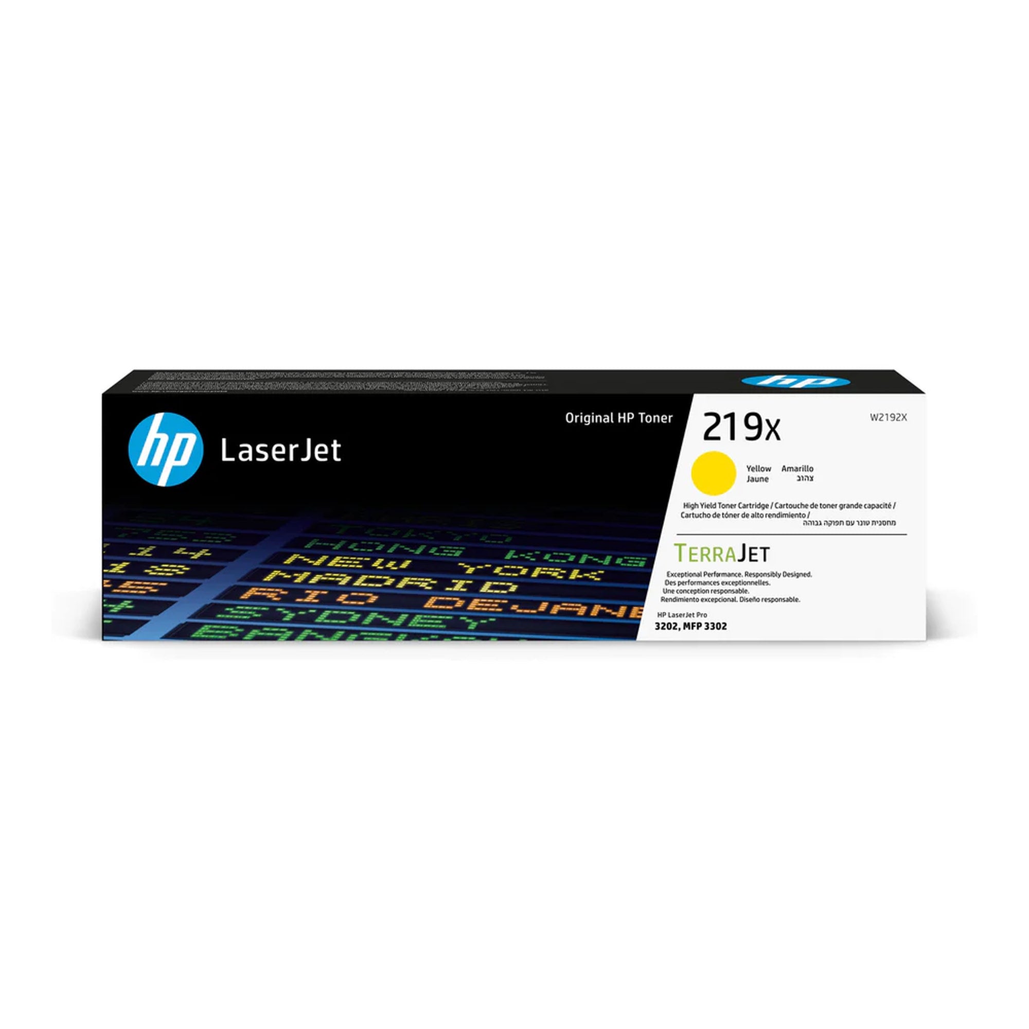 טונר מקורי HP דגם 219X  צבע צהוב