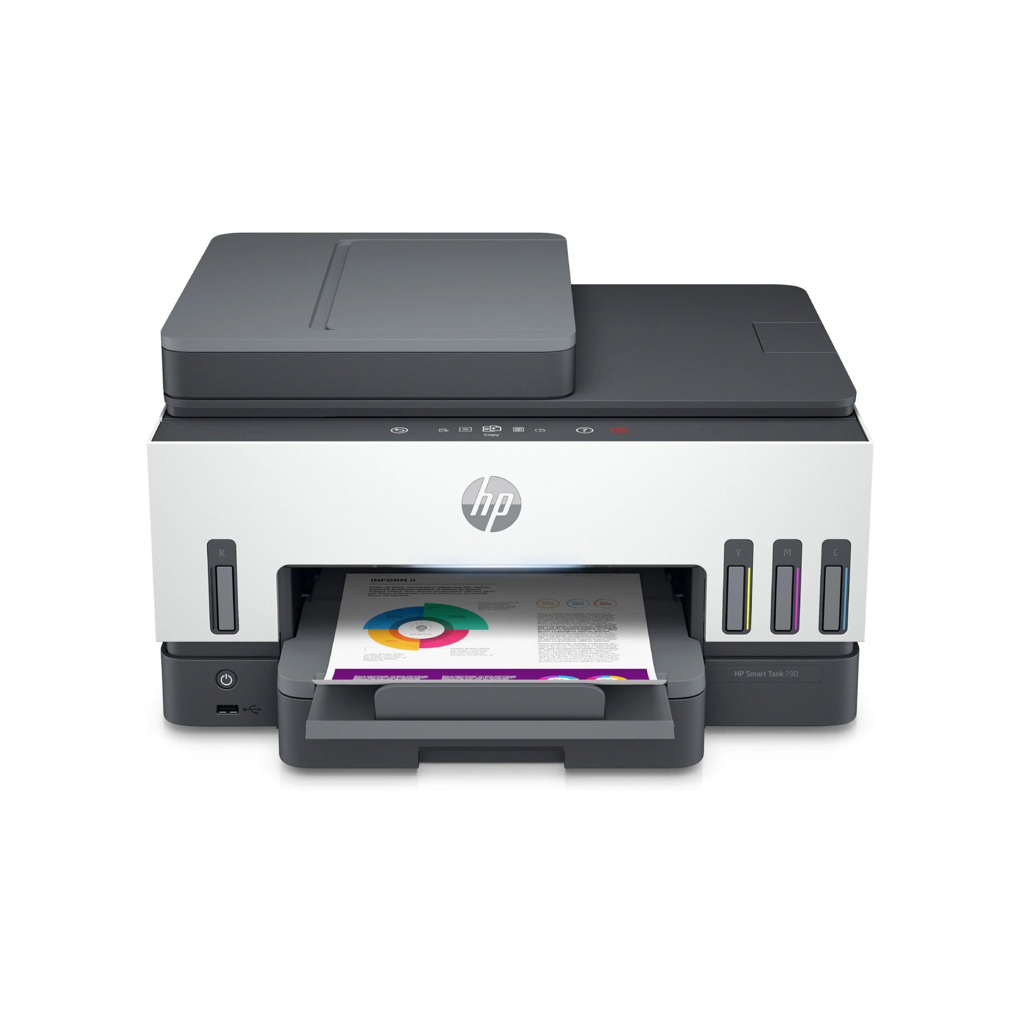 מדפסת משולבת HP Smart Tank 790 הזרקת דיו עם פקס