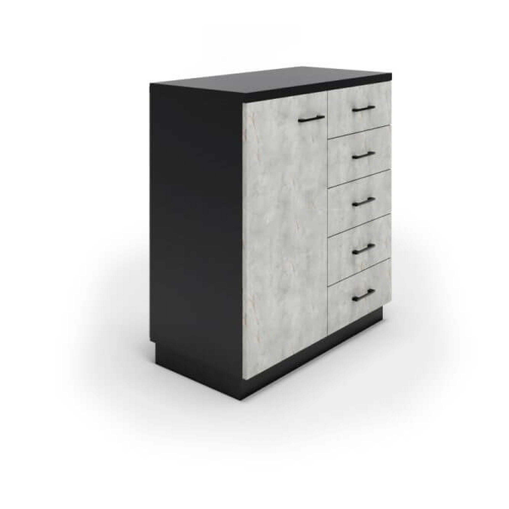 ארון מנהל במידה 80X40X90 ס"מ עם מגירות ודלת