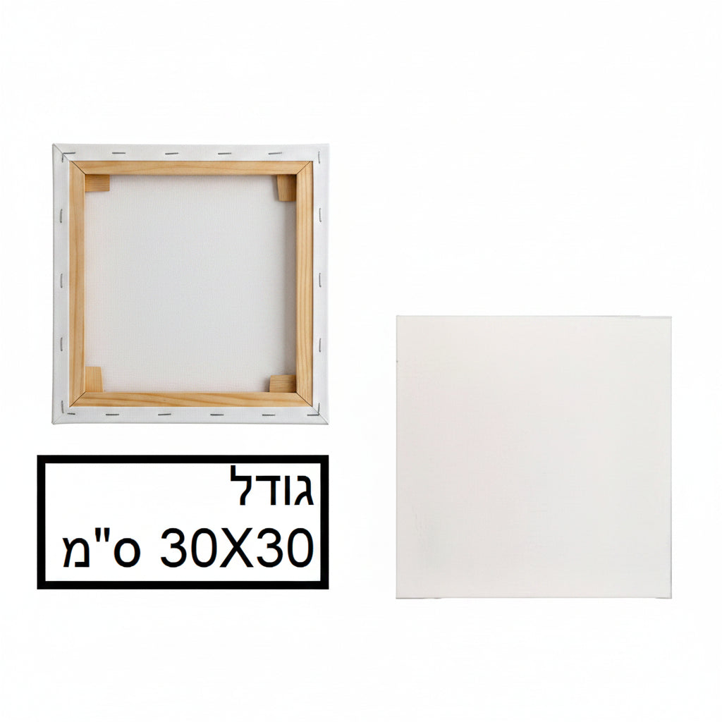 מסגרת קנווס לציור גודל 30X30 ס"מ דגם CVF64572
